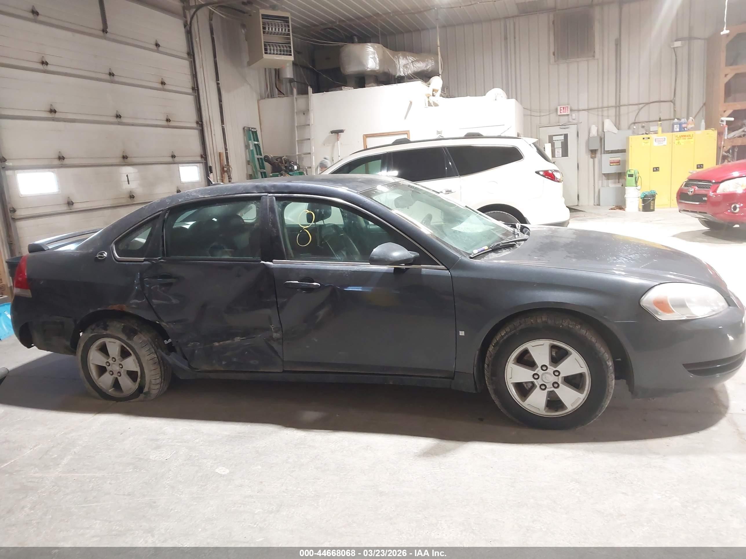 2008 Chevrolet Impala Lt Blue vin: 2G1WT58K189167403