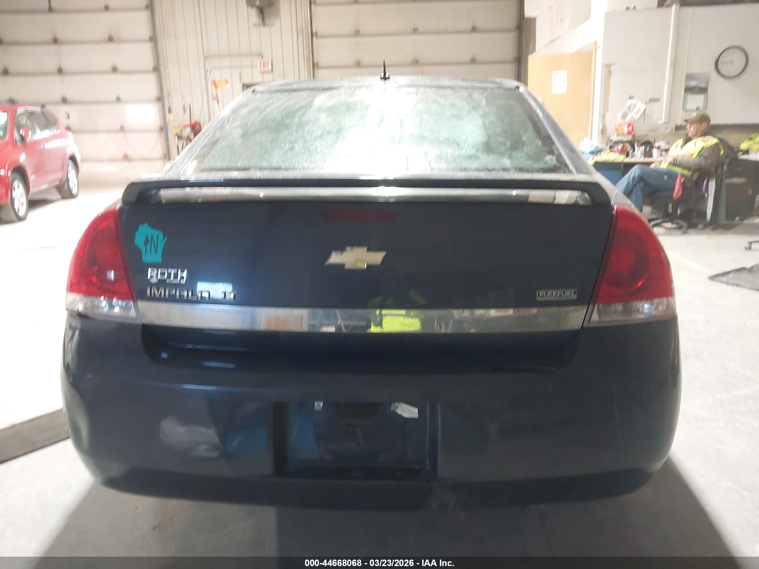 2008 Chevrolet Impala Lt Blue vin: 2G1WT58K189167403
