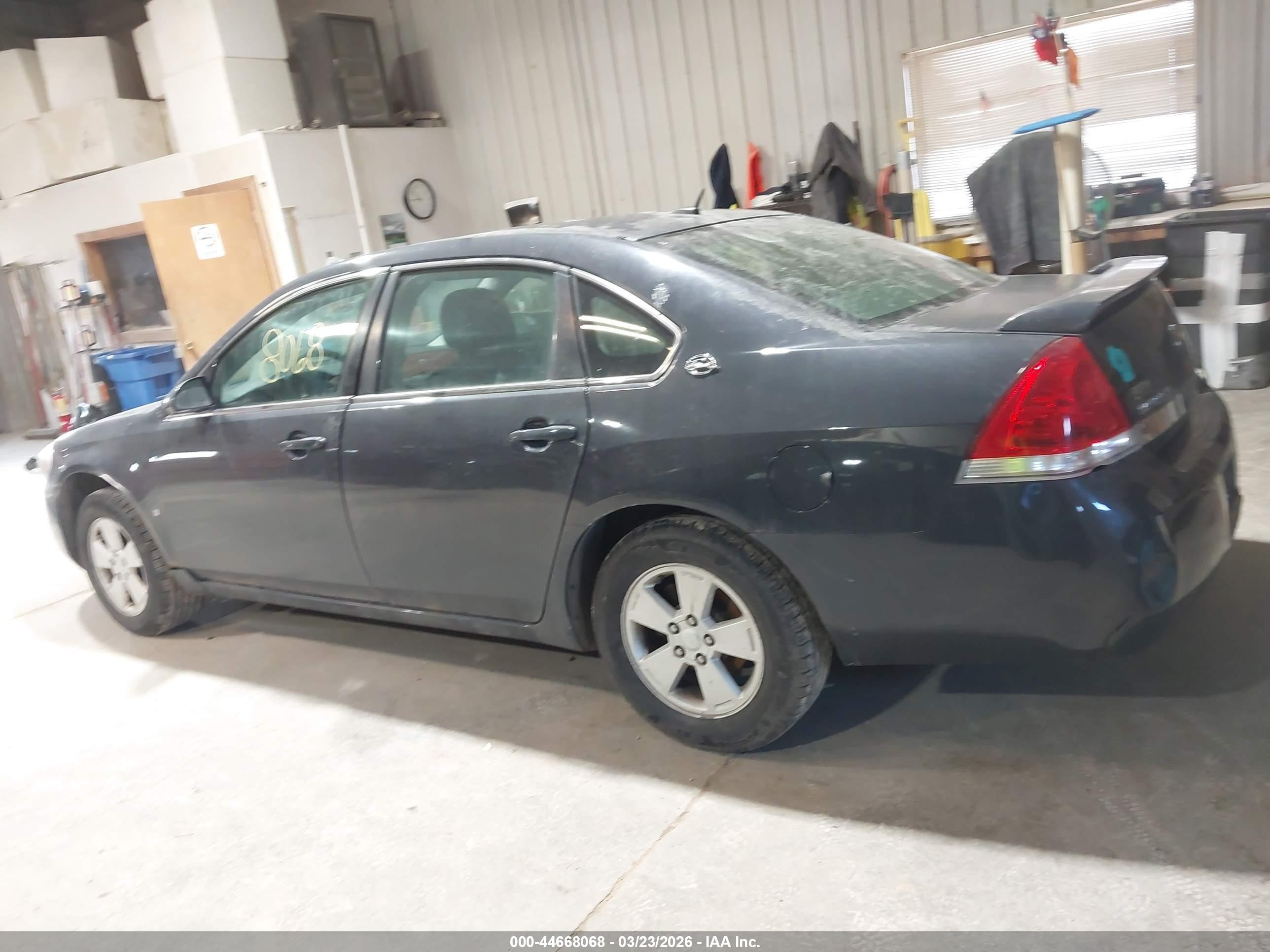 2008 Chevrolet Impala Lt Blue vin: 2G1WT58K189167403