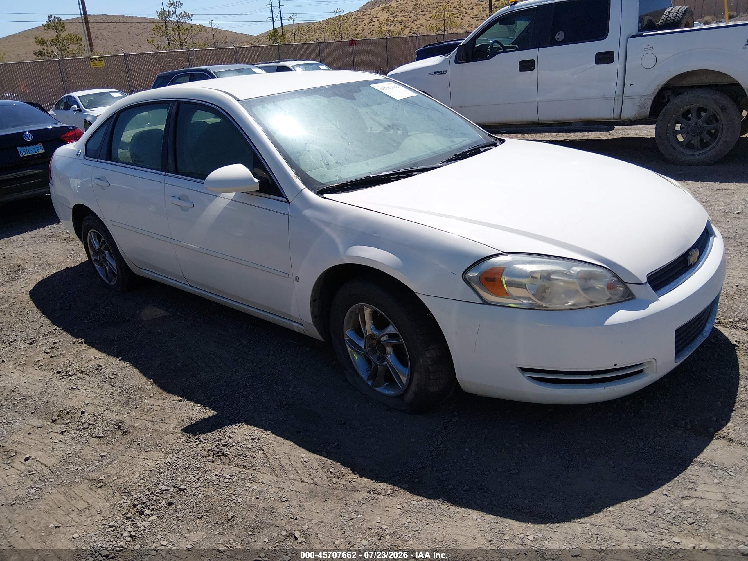 2006 Chevrolet Impala Lt White vin: 2G1WT58K269103187