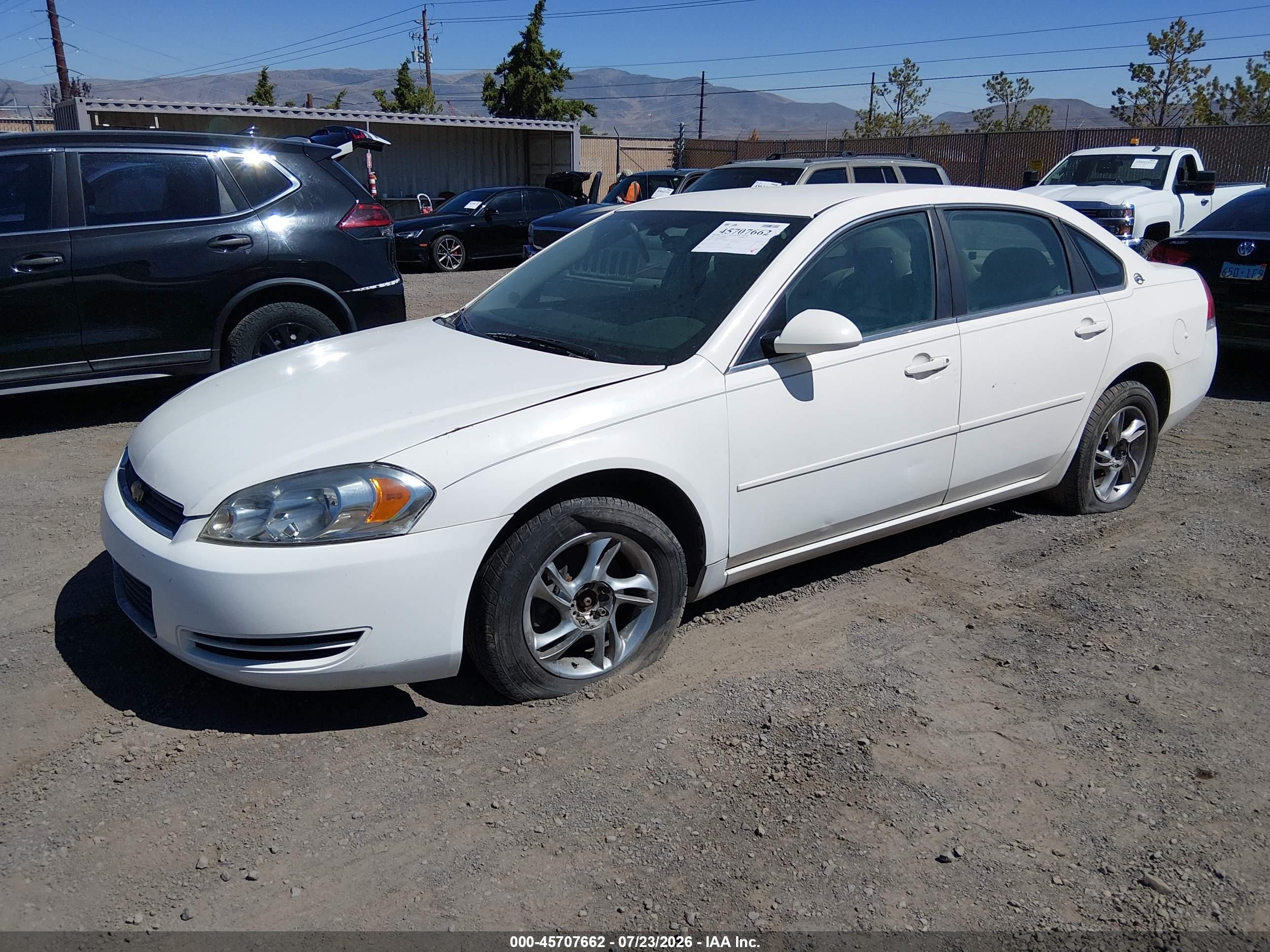 2006 Chevrolet Impala Lt White vin: 2G1WT58K269103187