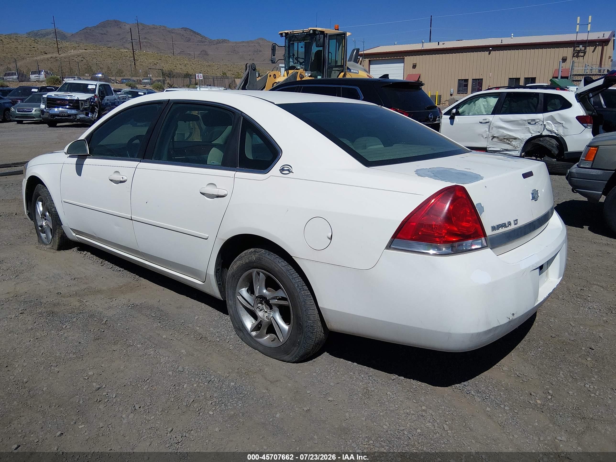 2006 Chevrolet Impala Lt White vin: 2G1WT58K269103187