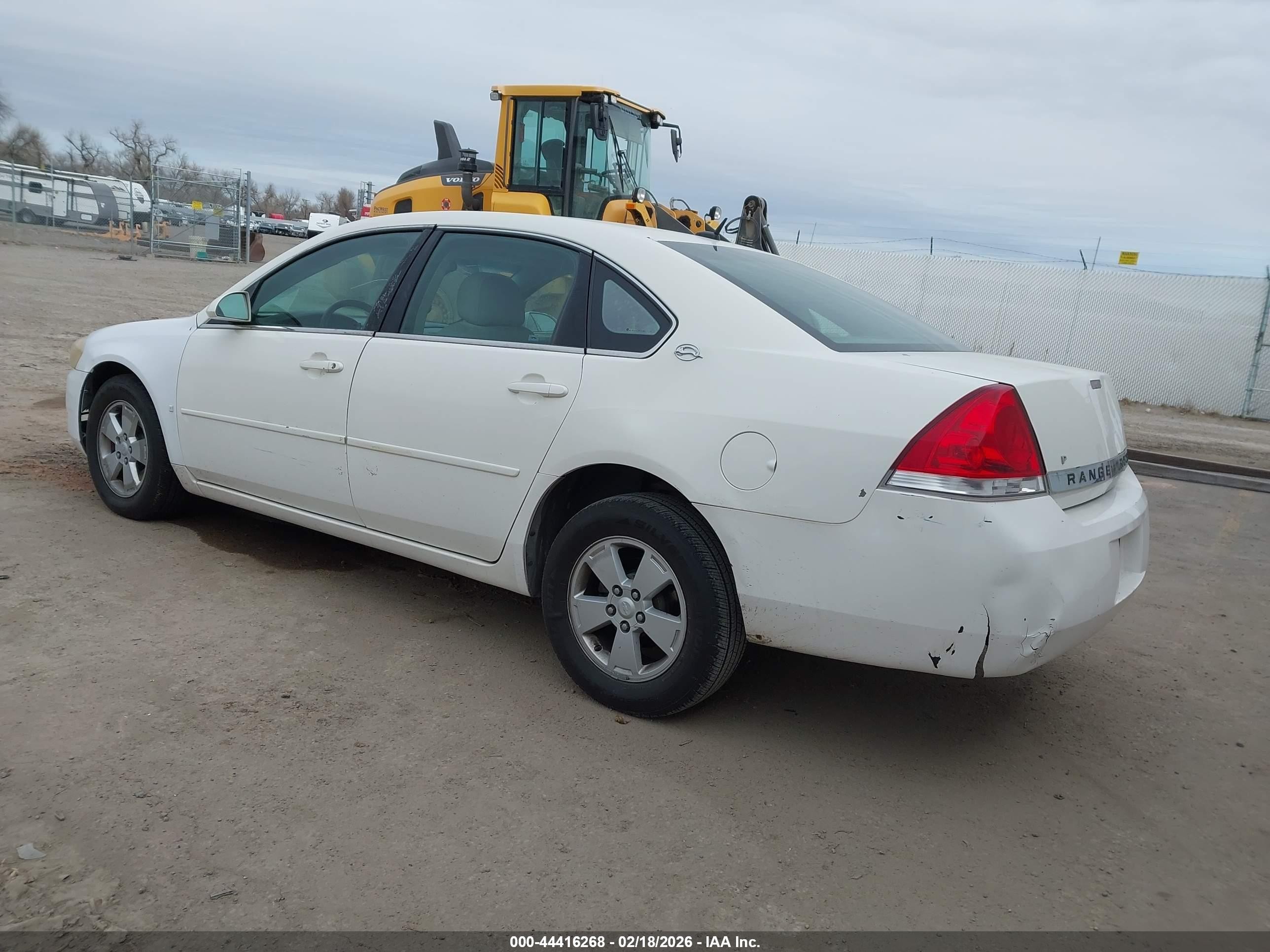 2006 Chevrolet Impala Lt White vin: 2G1WT58K269181503