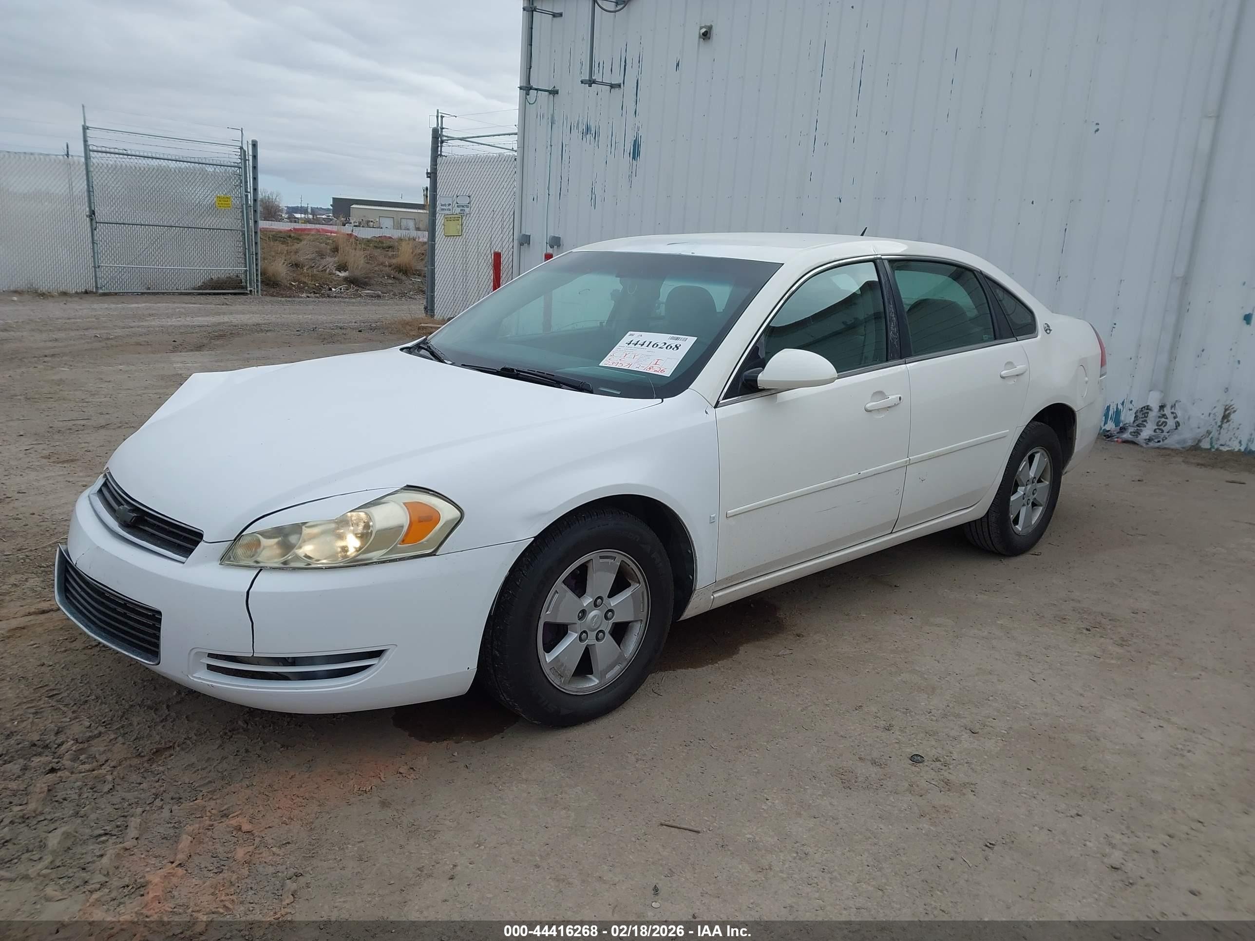 2006 Chevrolet Impala Lt White vin: 2G1WT58K269181503
