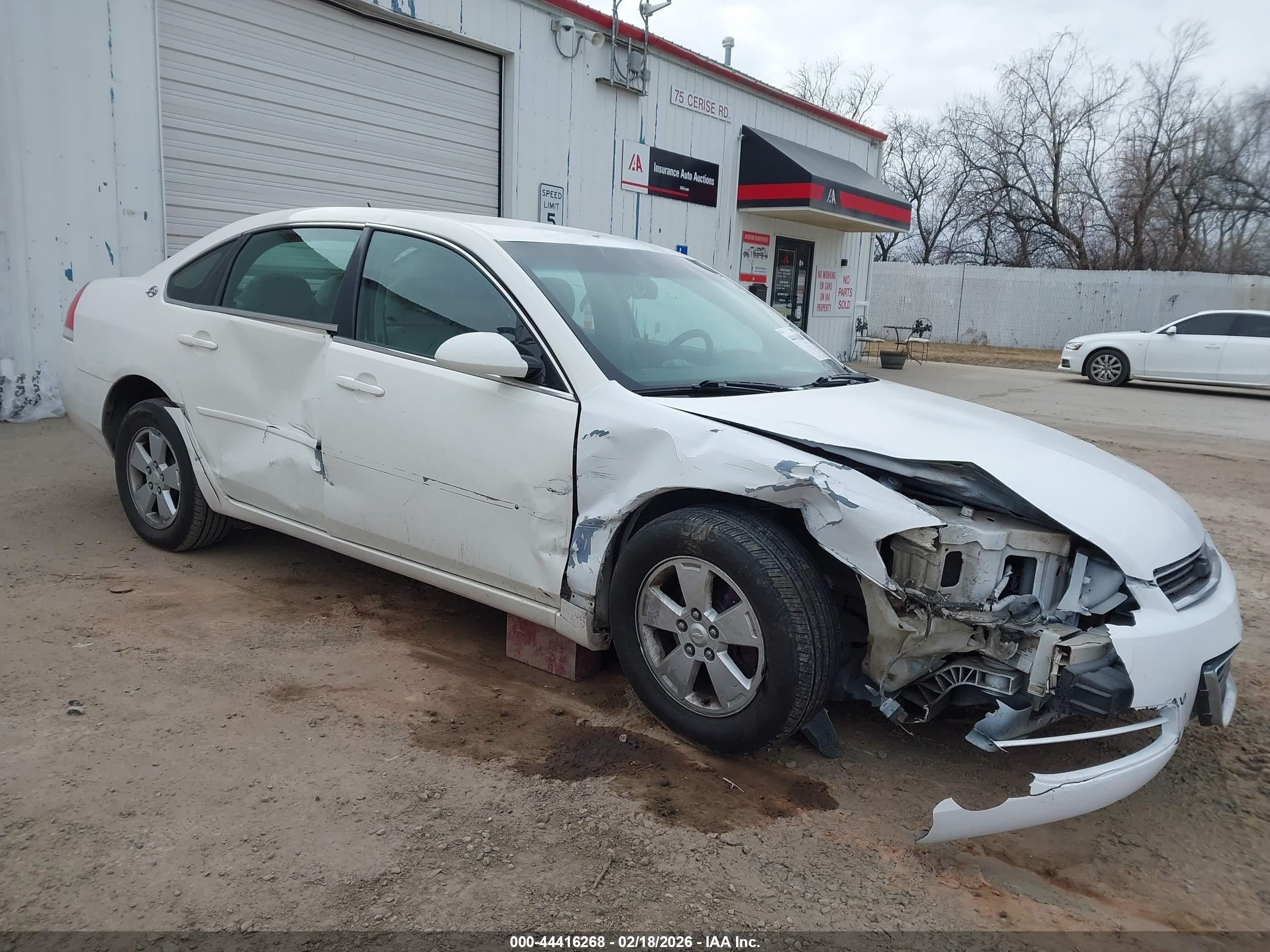 2006 Chevrolet Impala Lt White vin: 2G1WT58K269181503