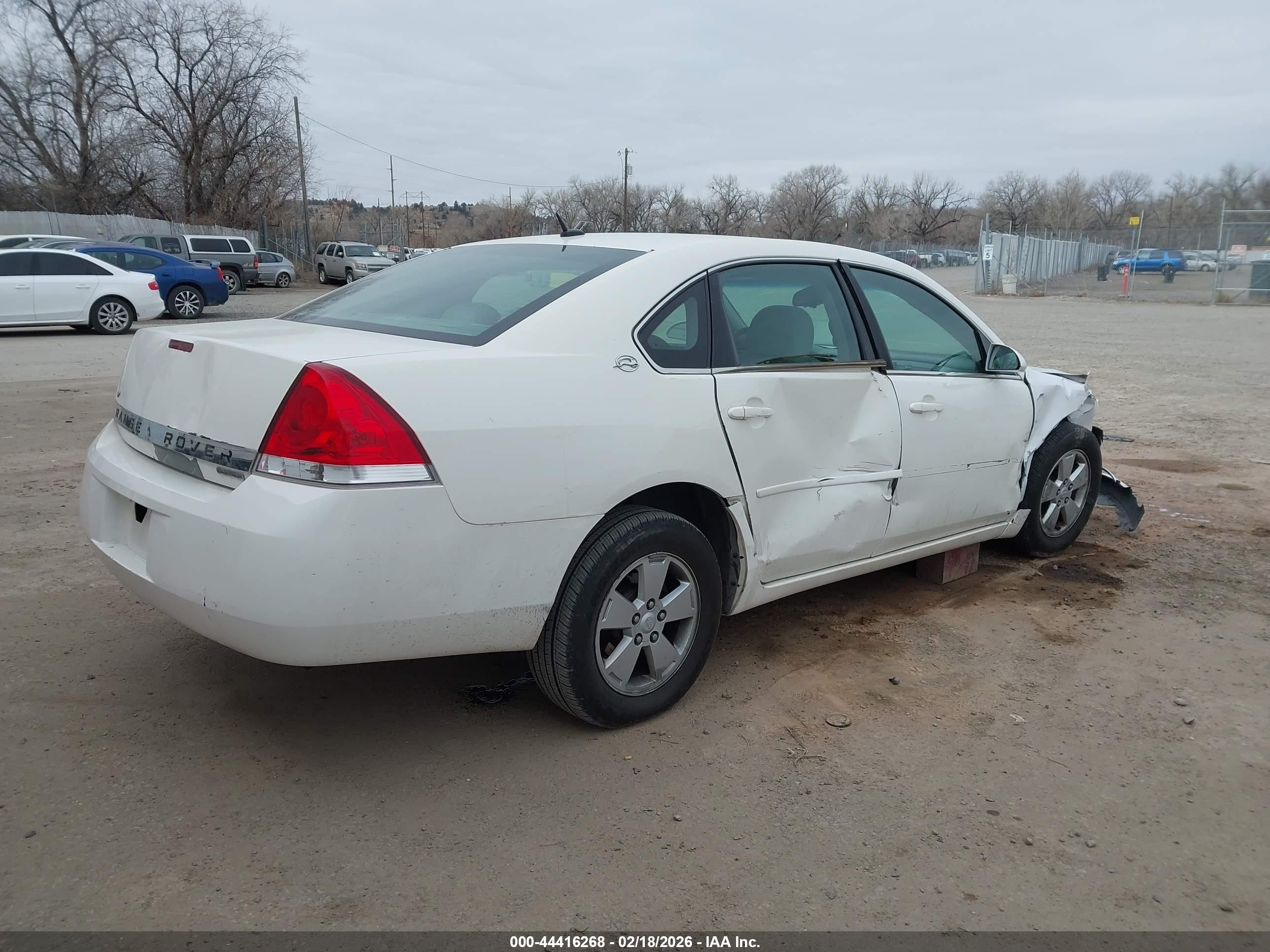 2006 Chevrolet Impala Lt White vin: 2G1WT58K269181503