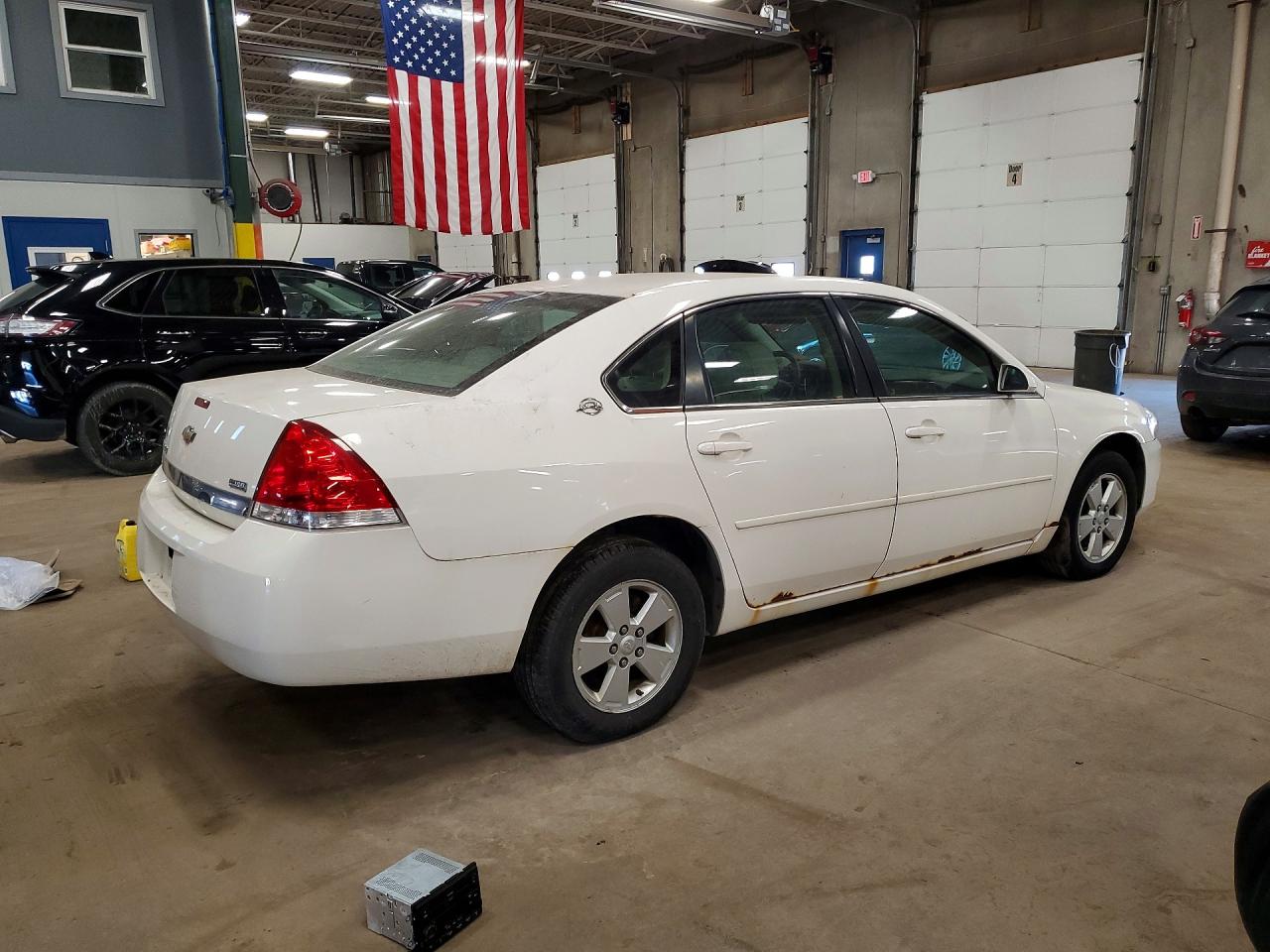 2007 Chevrolet Impala Lt White vin: 2G1WT58K279154853