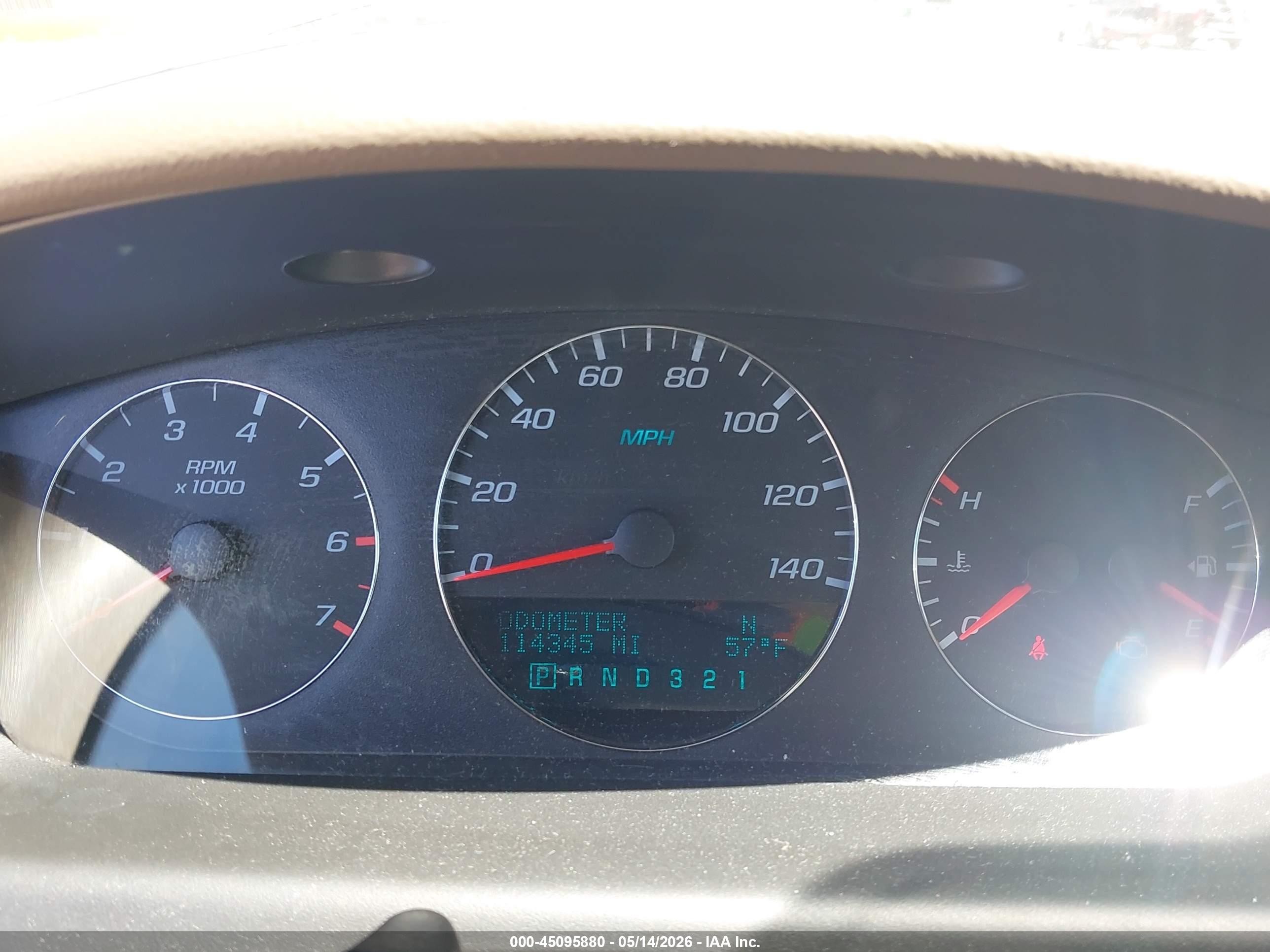 2007 Chevrolet Impala Lt Желто-коричневый vin: 2G1WT58K279190235