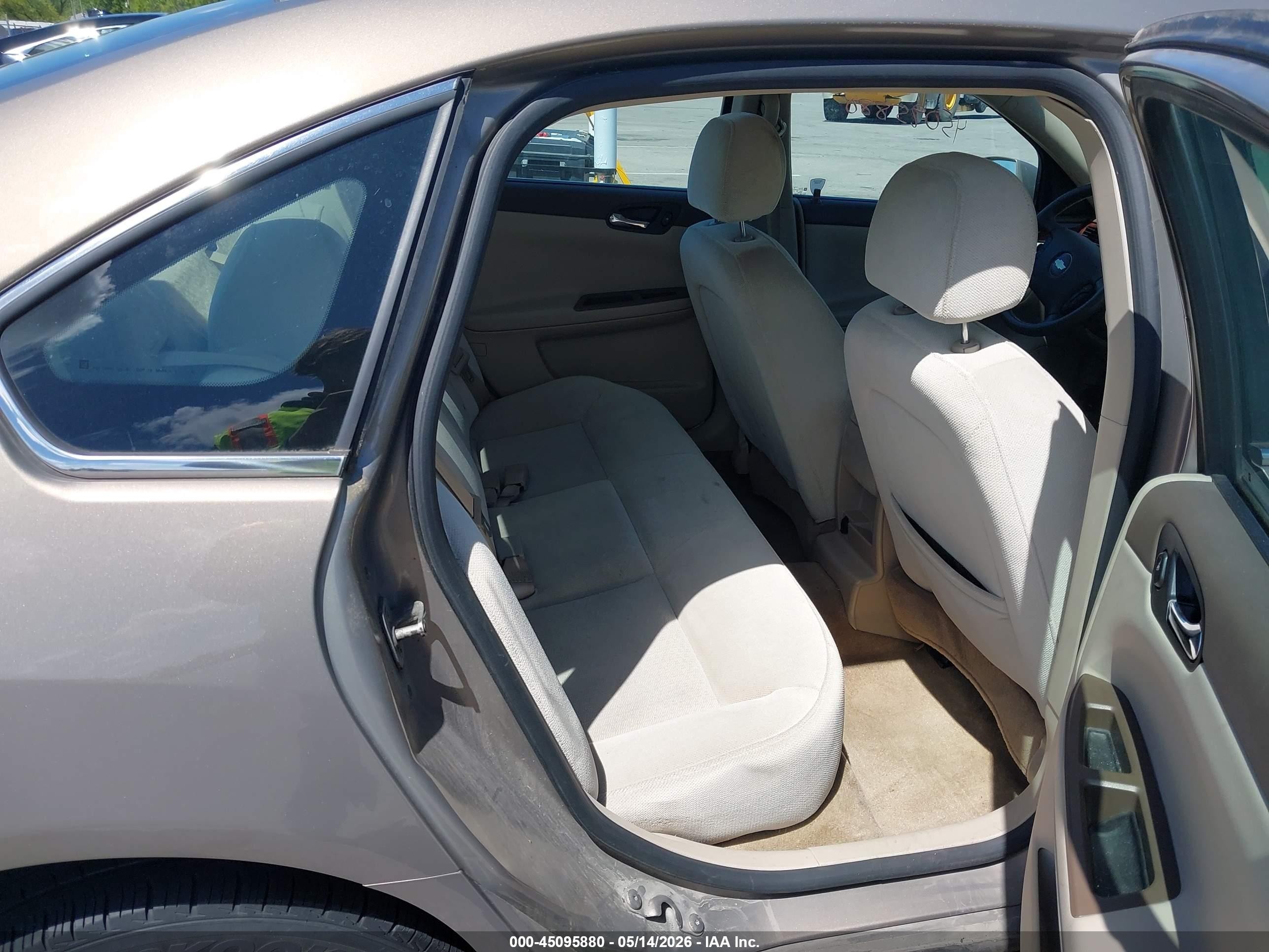 2007 Chevrolet Impala Lt Желто-коричневый vin: 2G1WT58K279190235