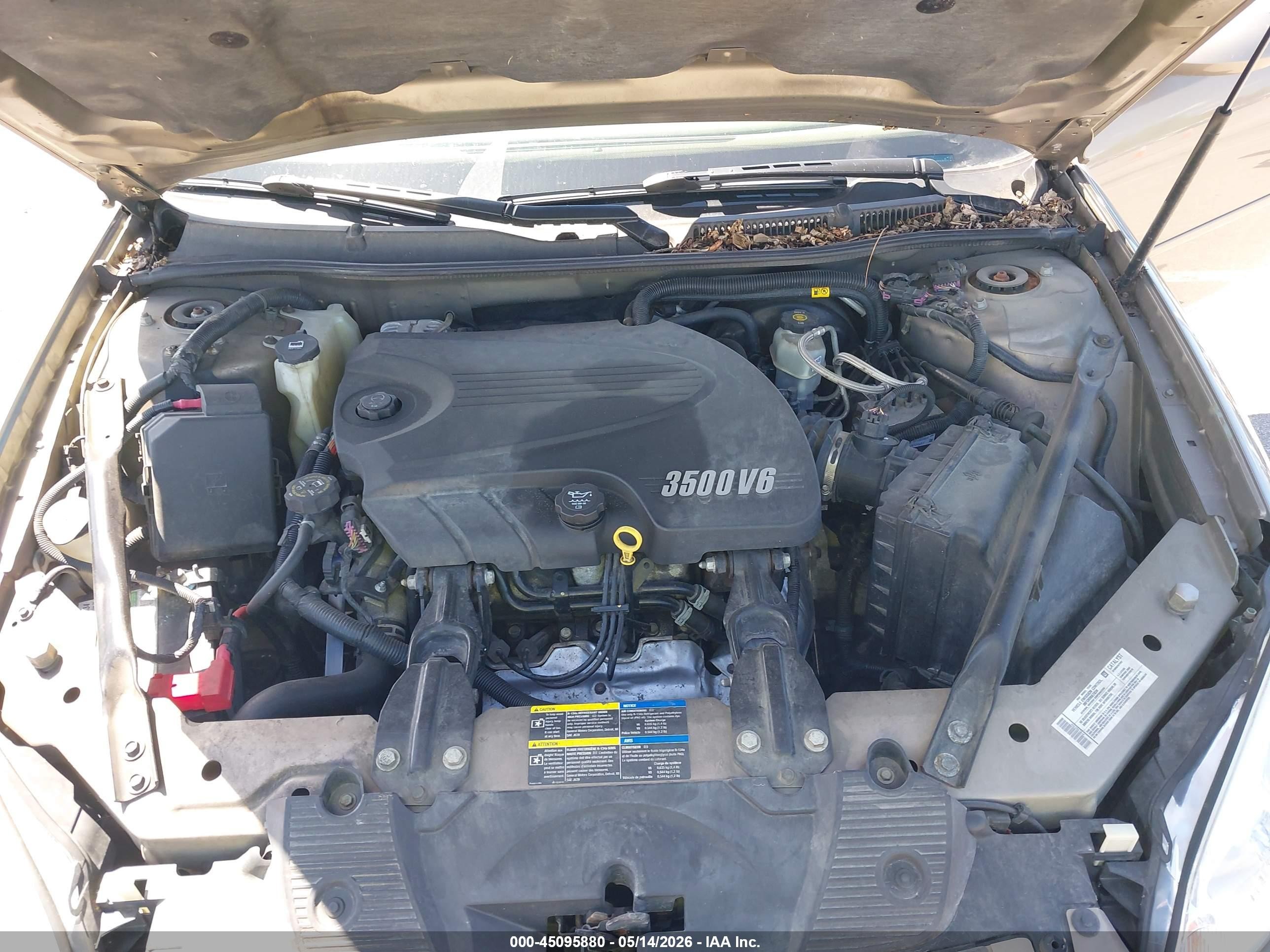 2007 Chevrolet Impala Lt Желто-коричневый vin: 2G1WT58K279190235