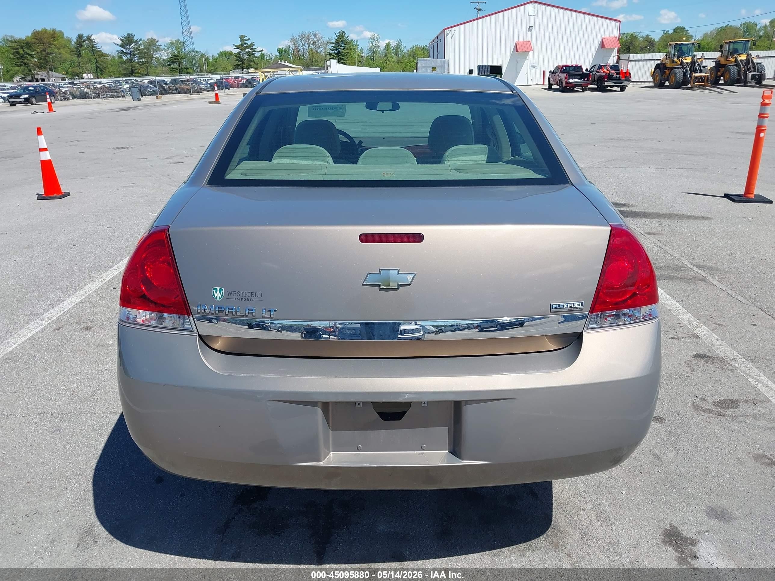 2007 Chevrolet Impala Lt Желто-коричневый vin: 2G1WT58K279190235