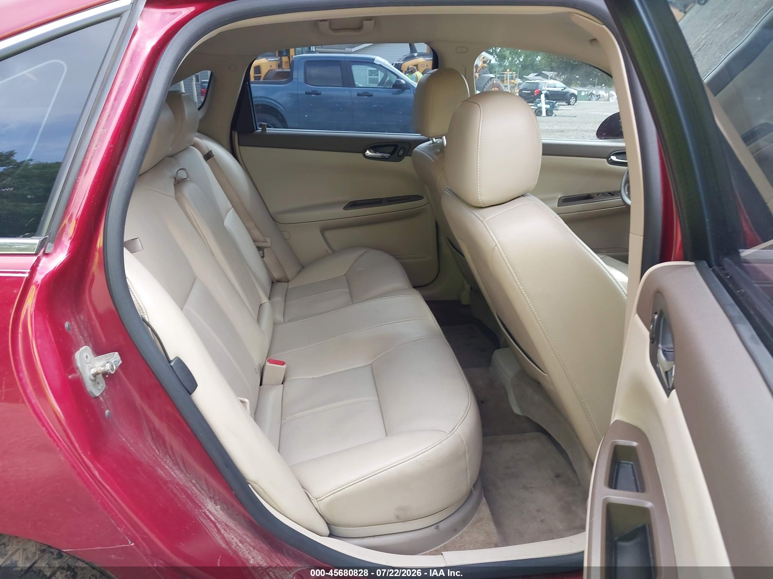 2007 Chevrolet Impala 3.5l Lt Red vin: 2G1WT58K279270182