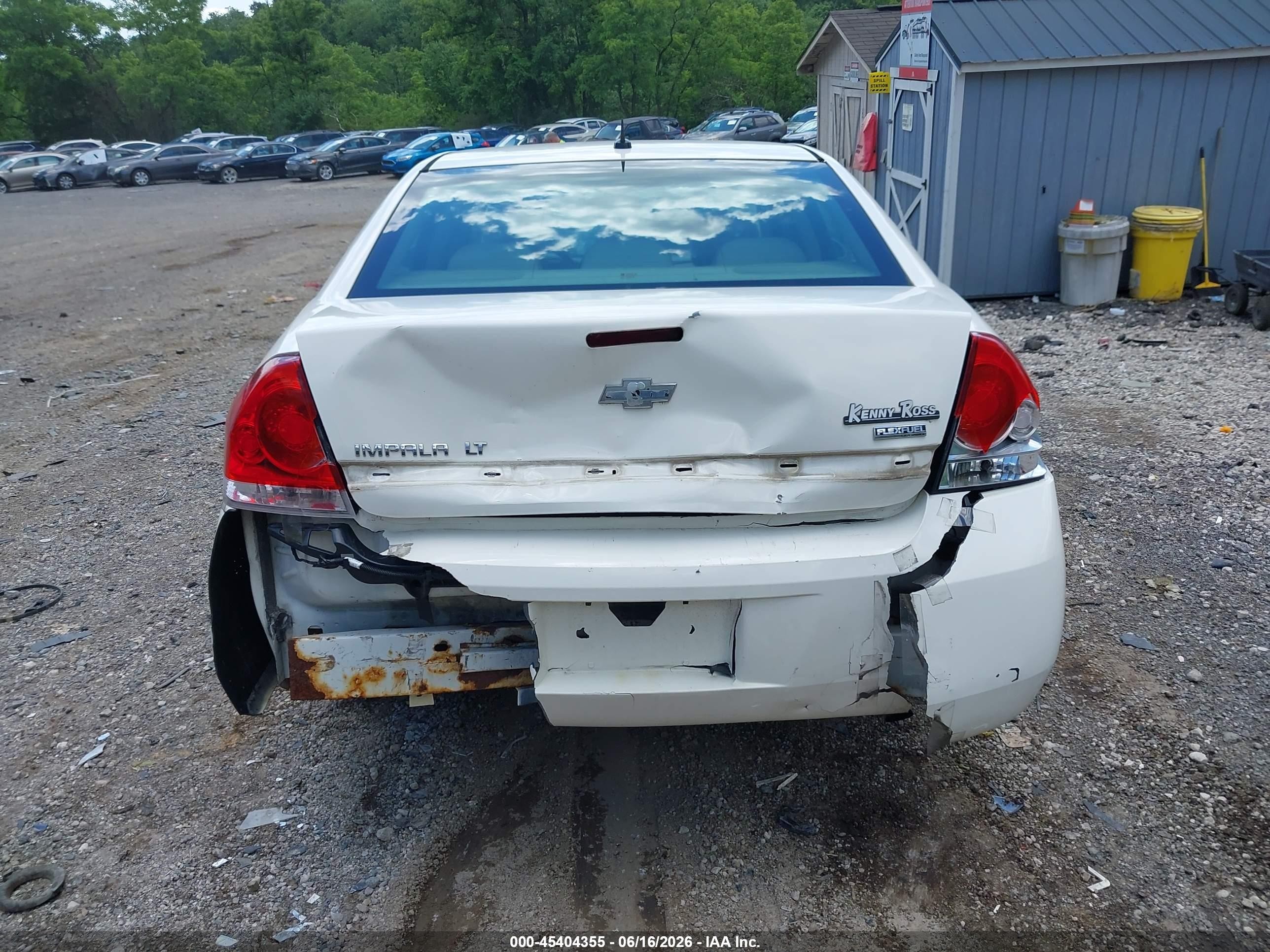 2007 Chevrolet Impala Lt White vin: 2G1WT58K279323253