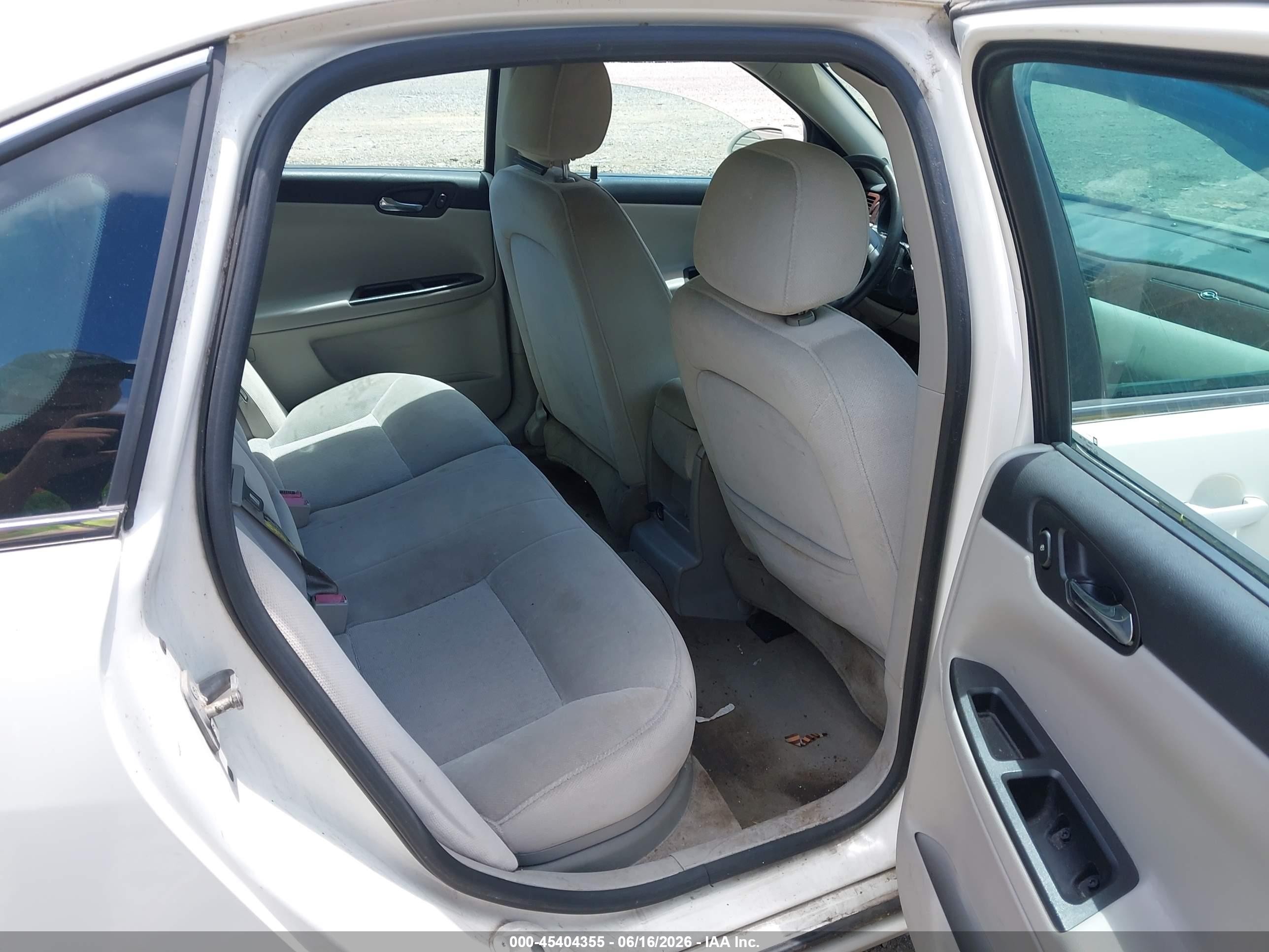 2007 Chevrolet Impala Lt White vin: 2G1WT58K279323253