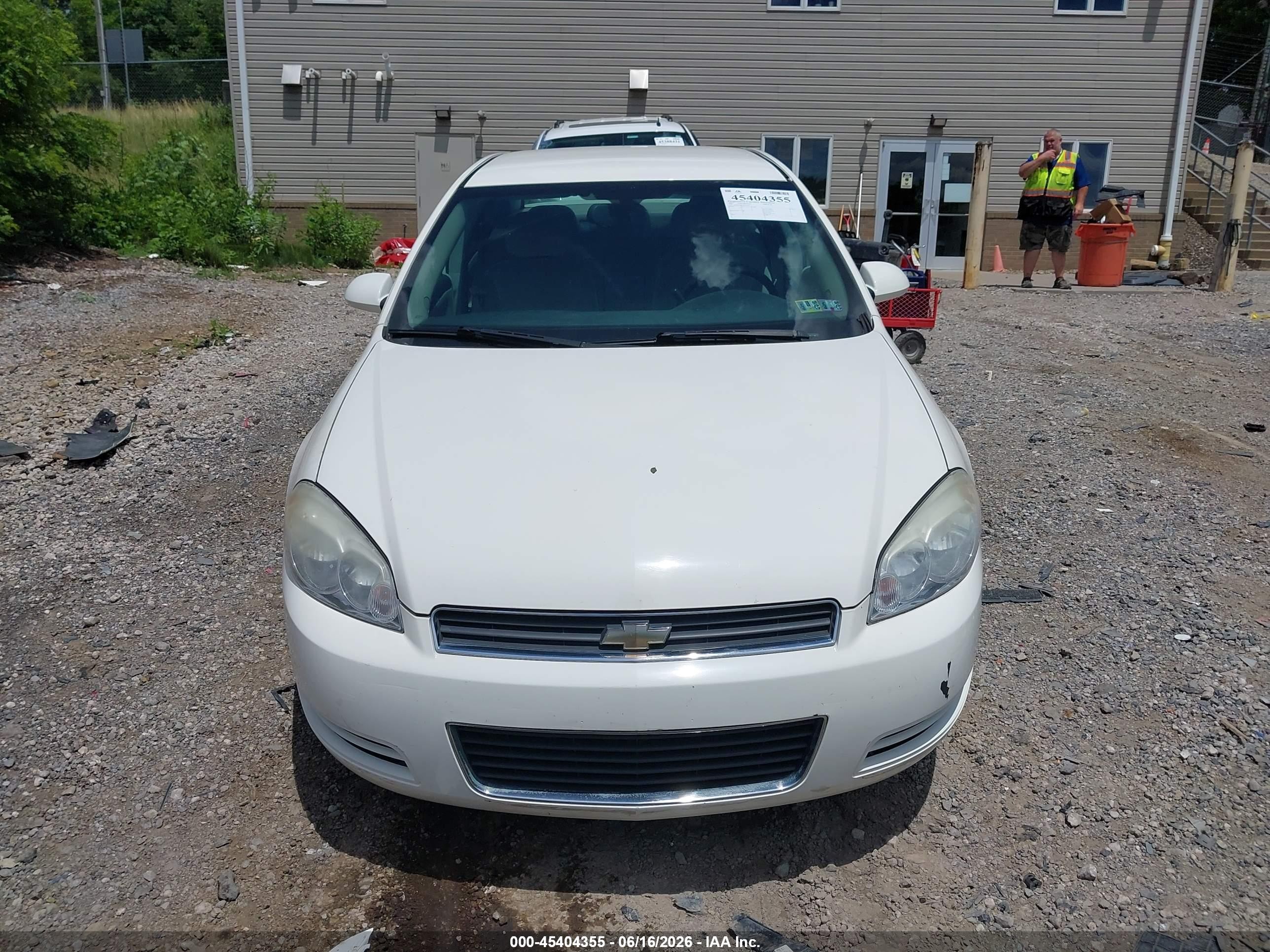 2007 Chevrolet Impala Lt White vin: 2G1WT58K279323253
