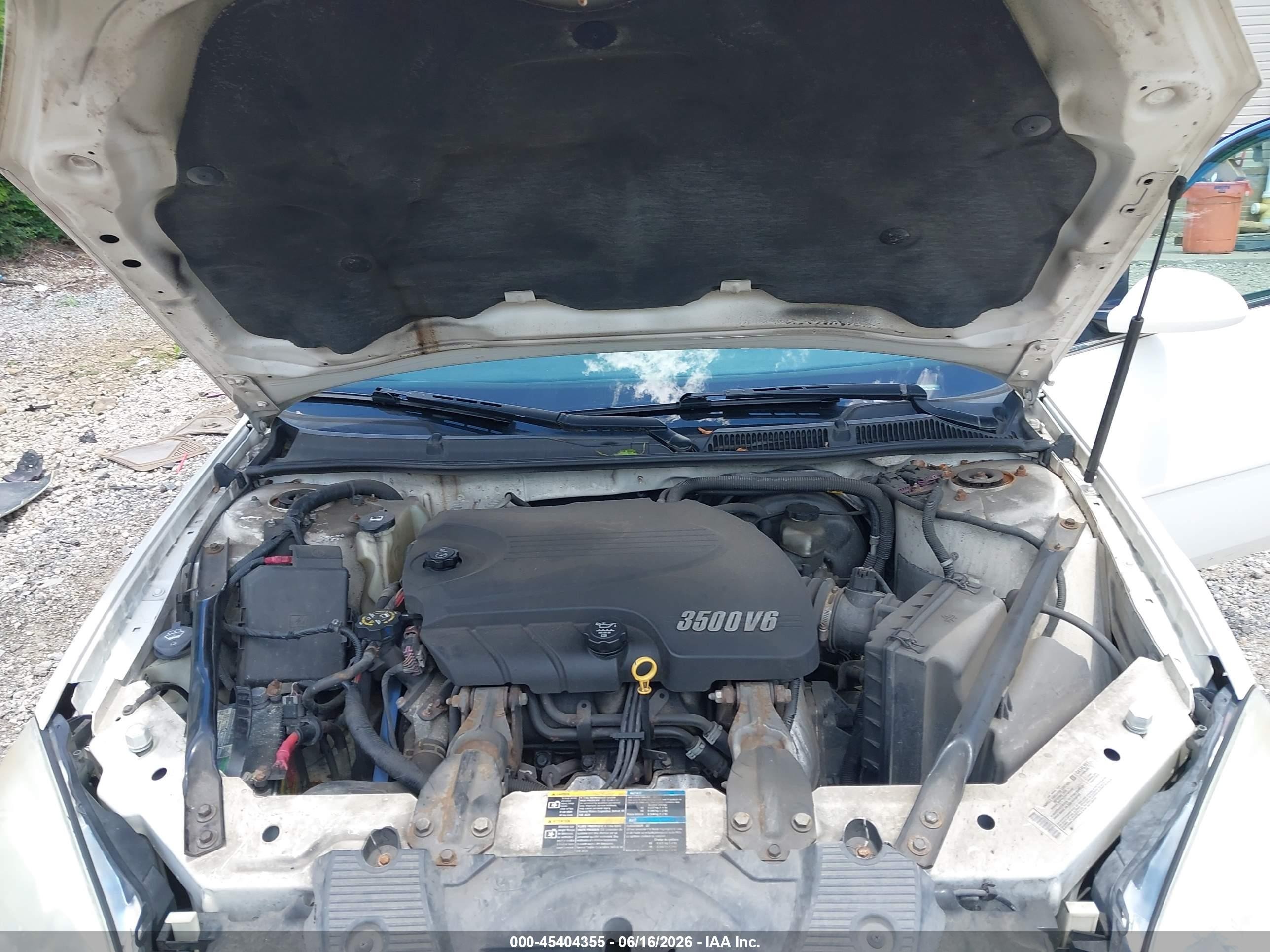 2007 Chevrolet Impala Lt White vin: 2G1WT58K279323253