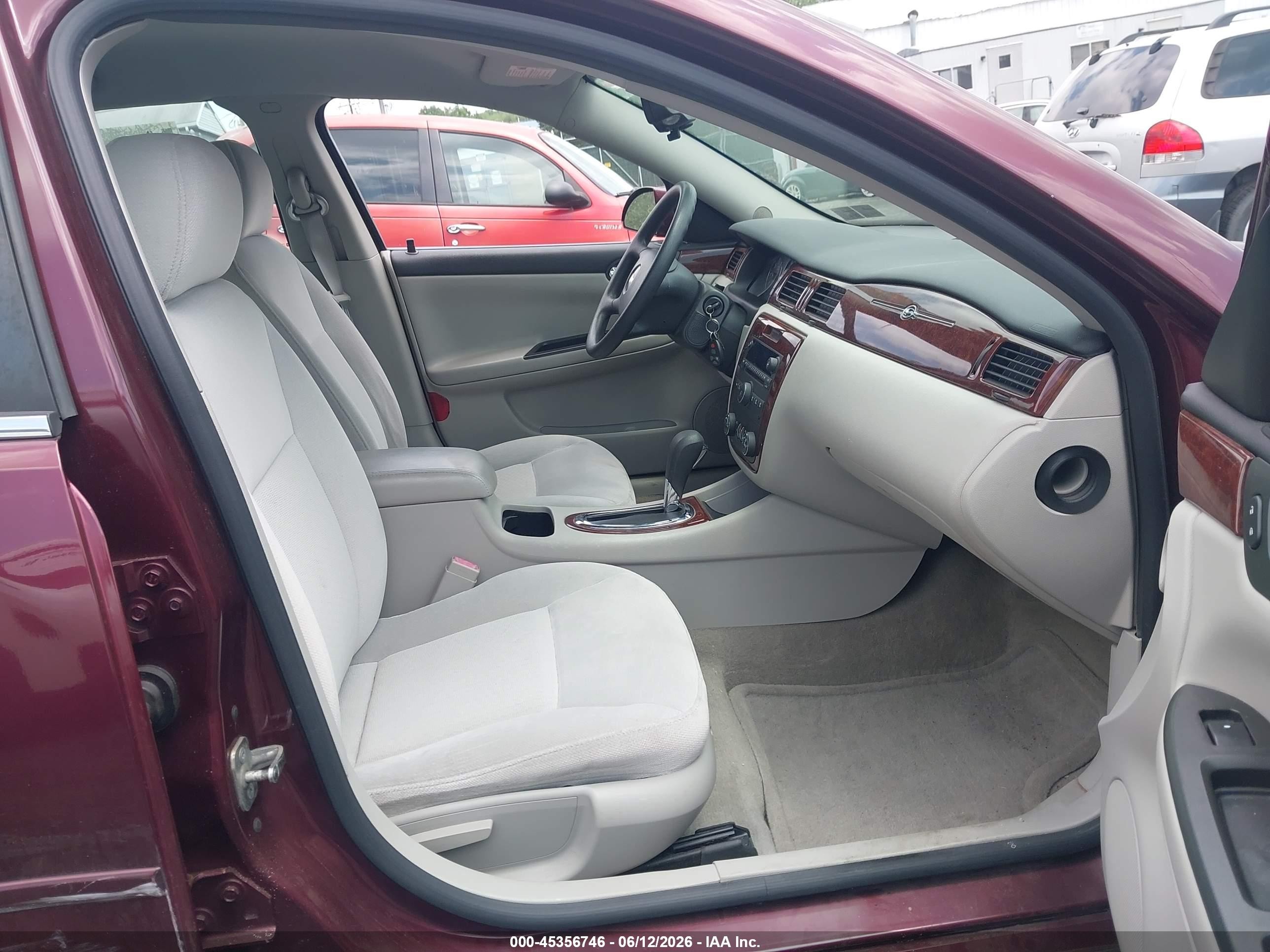 2007 Chevrolet Impala Lt Бордовый vin: 2G1WT58K279324192