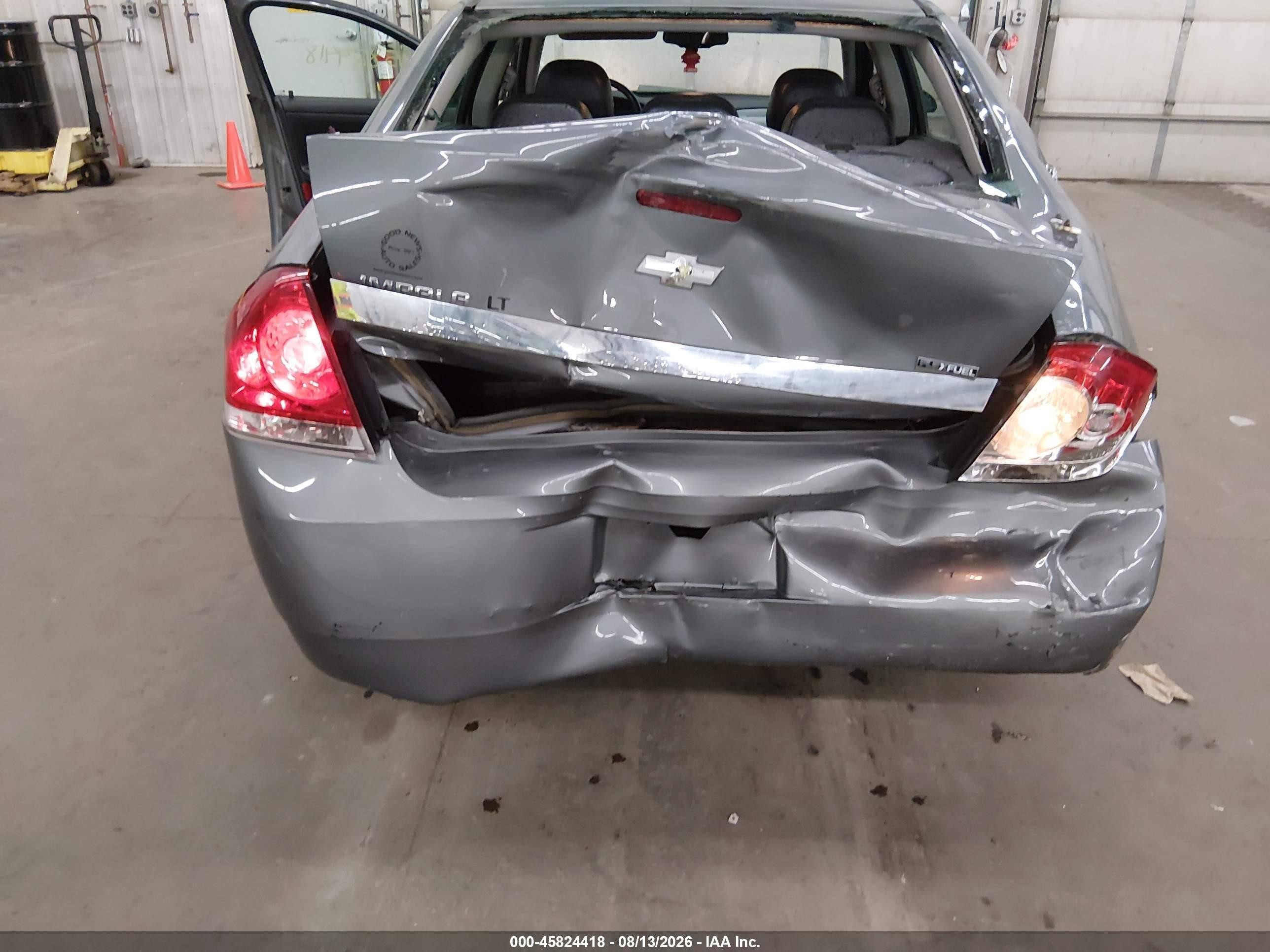 2008 Chevrolet Impala Lt Gray vin: 2G1WT58K281214811