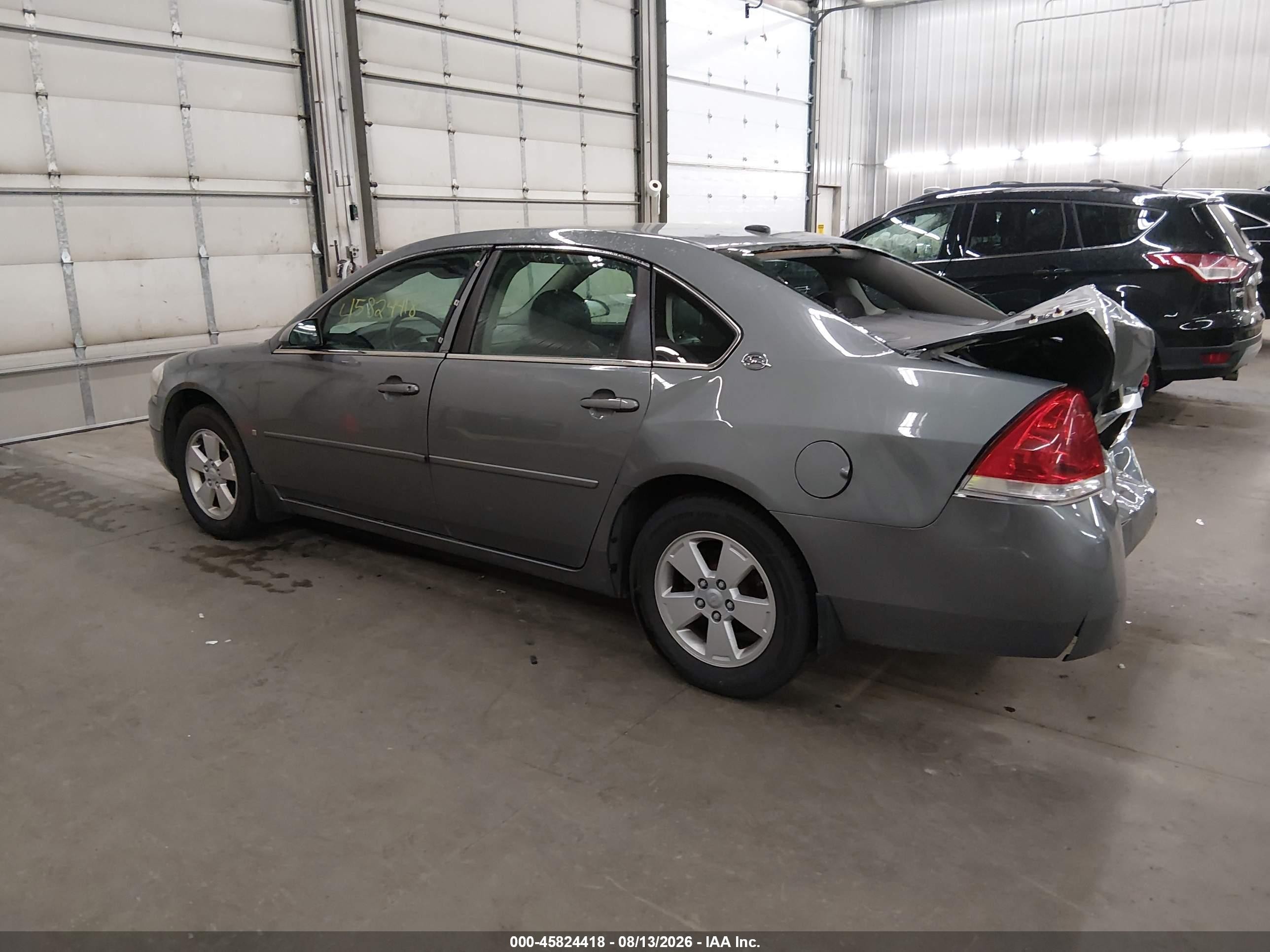 2008 Chevrolet Impala Lt Gray vin: 2G1WT58K281214811