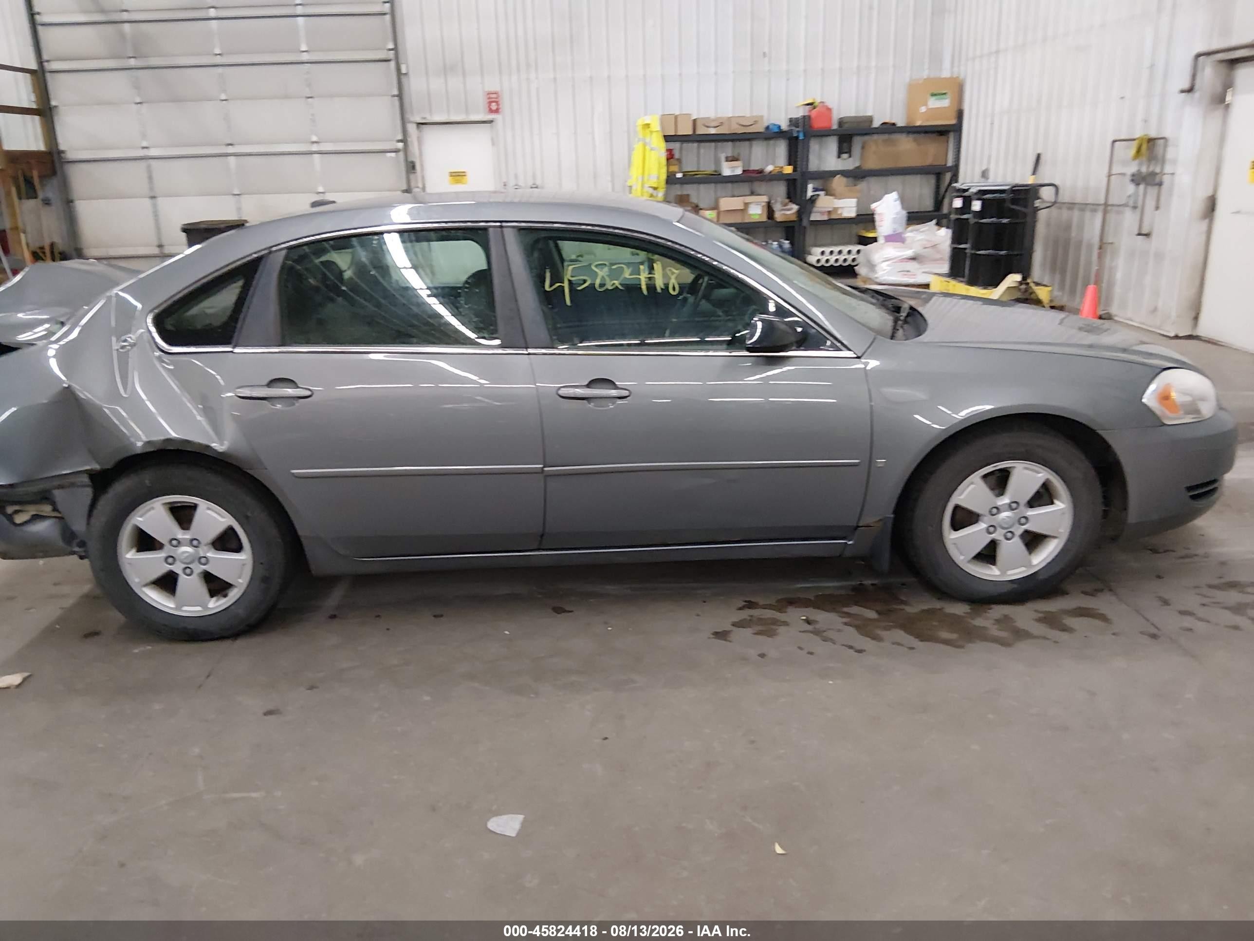 2008 Chevrolet Impala Lt Gray vin: 2G1WT58K281214811