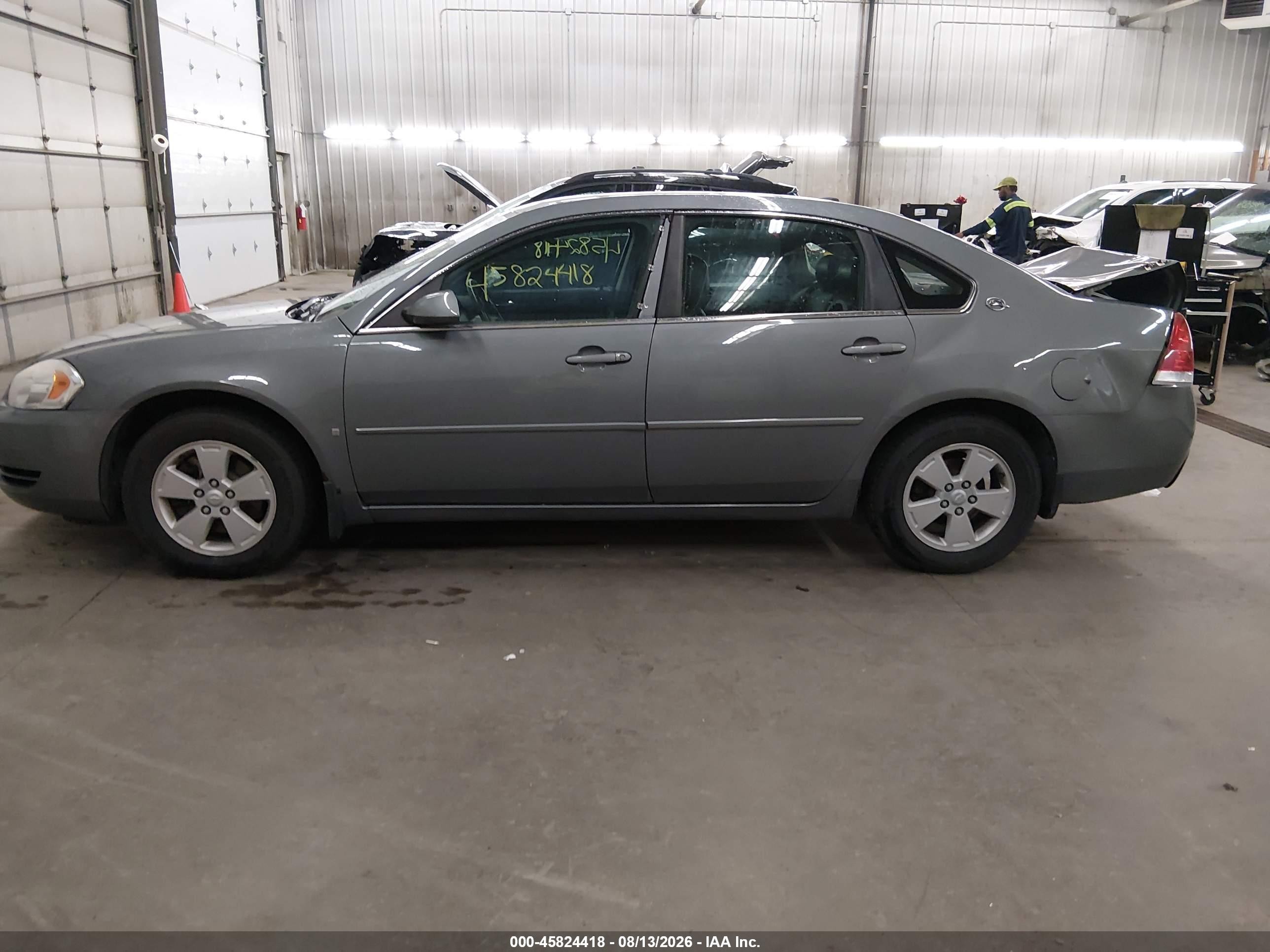 2008 Chevrolet Impala Lt Gray vin: 2G1WT58K281214811