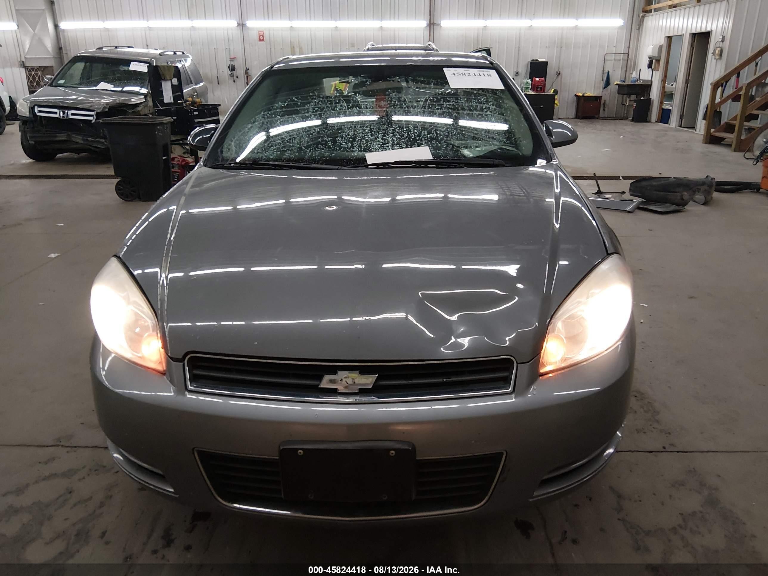 2008 Chevrolet Impala Lt Gray vin: 2G1WT58K281214811