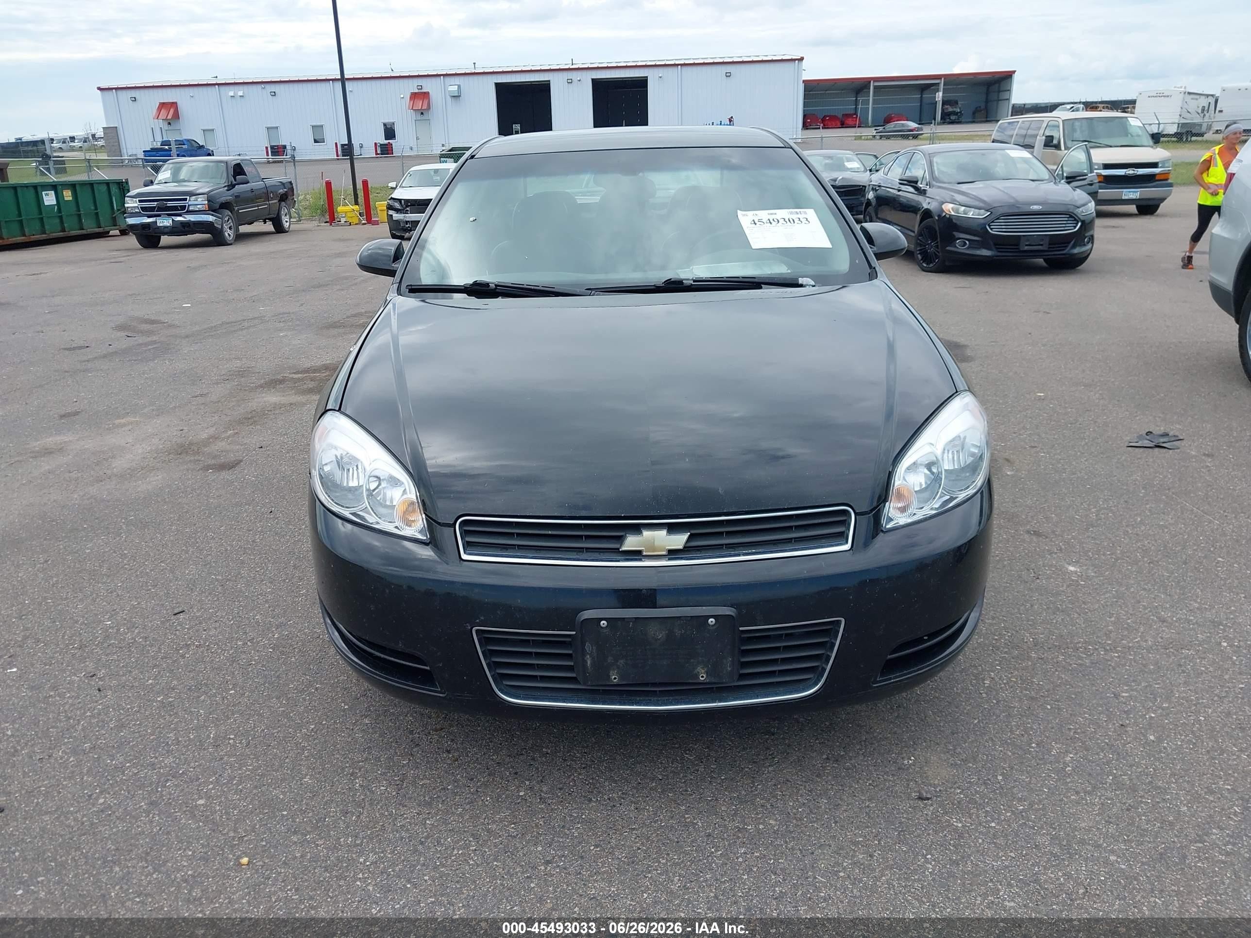2008 Chevrolet Impala Lt Black vin: 2G1WT58K281289640