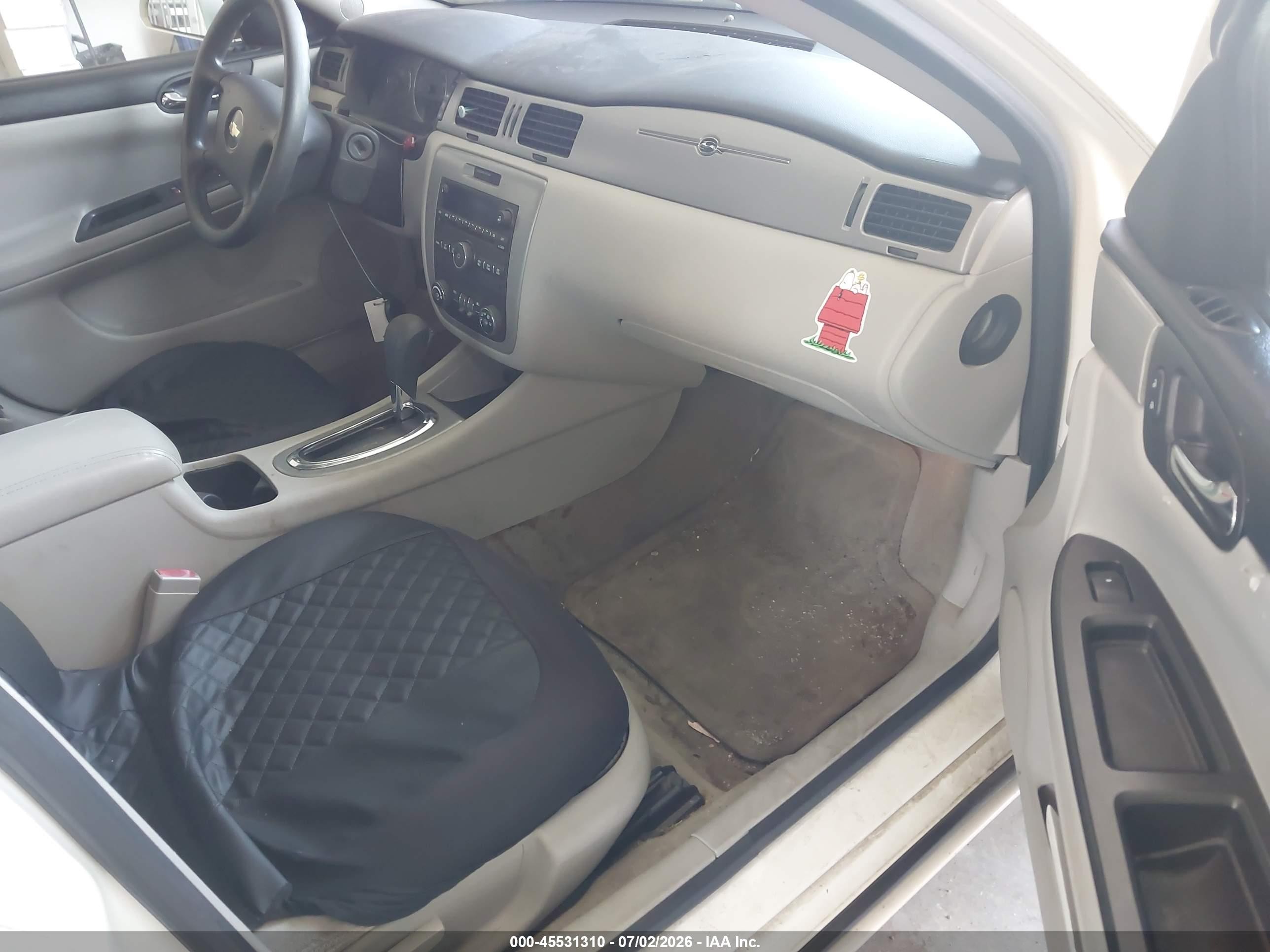 2008 Chevrolet Impala Lt White vin: 2G1WT58K281355331