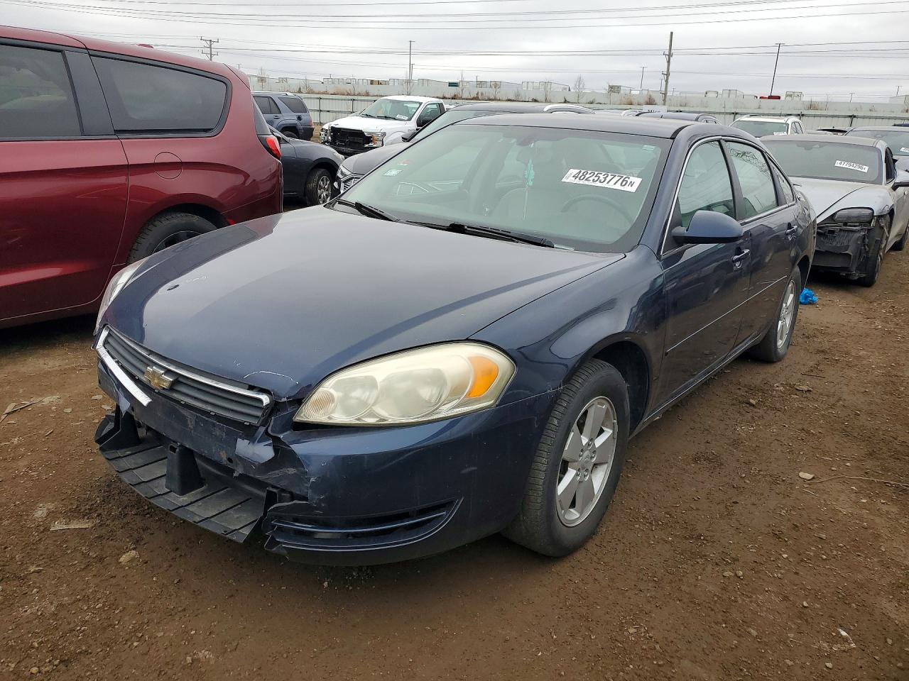 2008 Chevrolet Impala Lt Blue vin: 2G1WT58K281371111