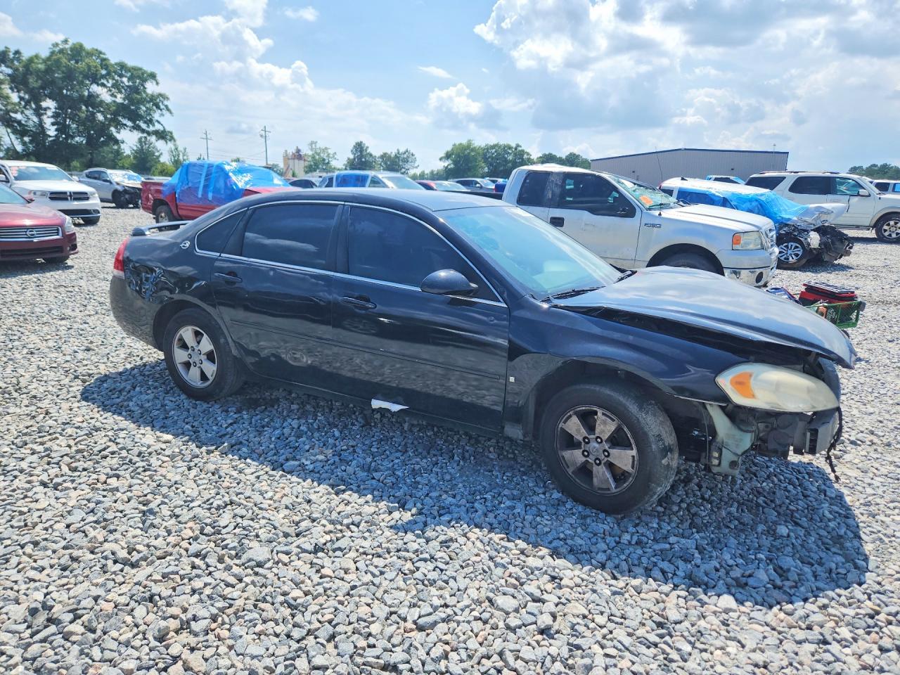2008 Chevrolet Impala Lt Black vin: 2G1WT58K289128061