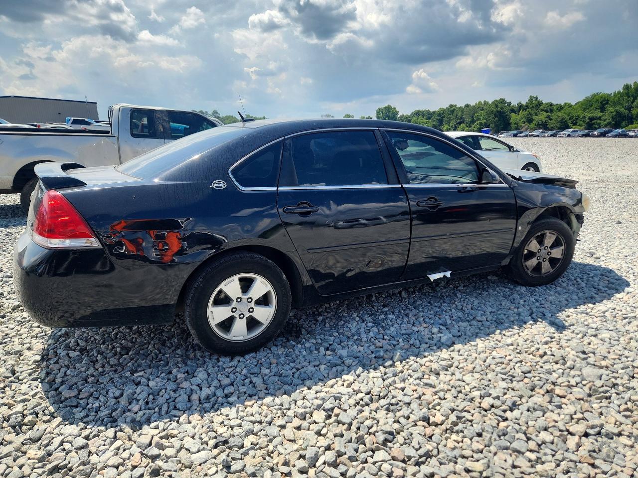 2008 Chevrolet Impala Lt Black vin: 2G1WT58K289128061