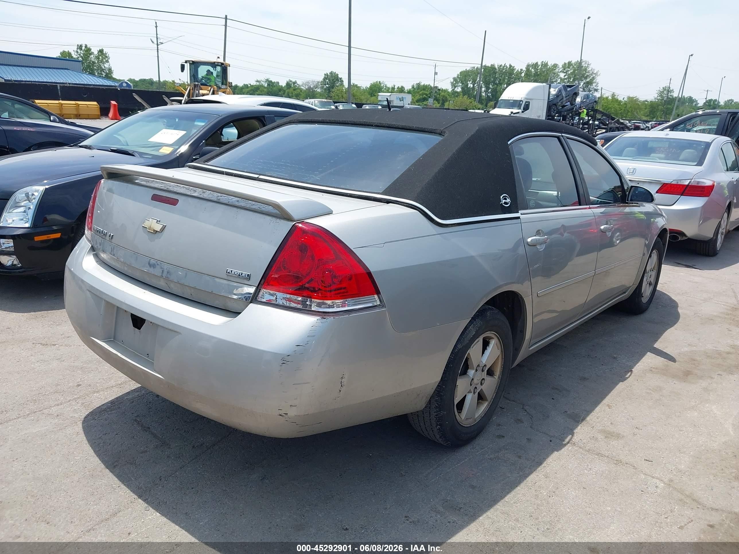 2008 Chevrolet Impala Lt Silver vin: 2G1WT58K289175509