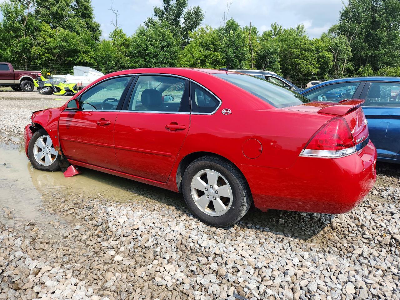 2008 Chevrolet Impala Lt Red vin: 2G1WT58K289203194