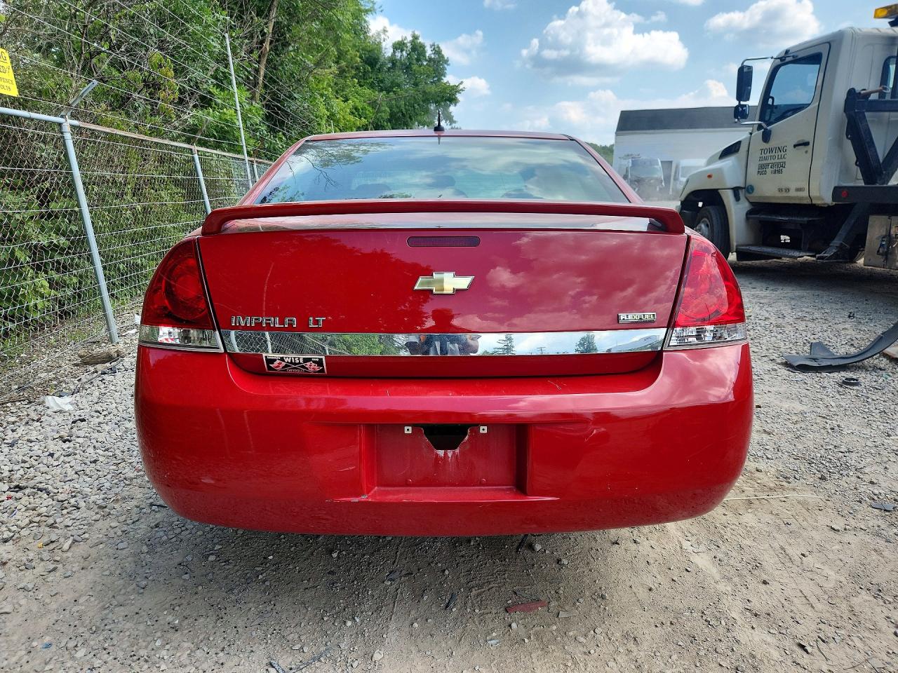 2008 Chevrolet Impala Lt Red vin: 2G1WT58K289203194