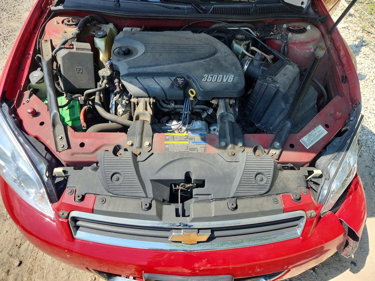 2008 Chevrolet Impala Lt Red vin: 2G1WT58K289203194