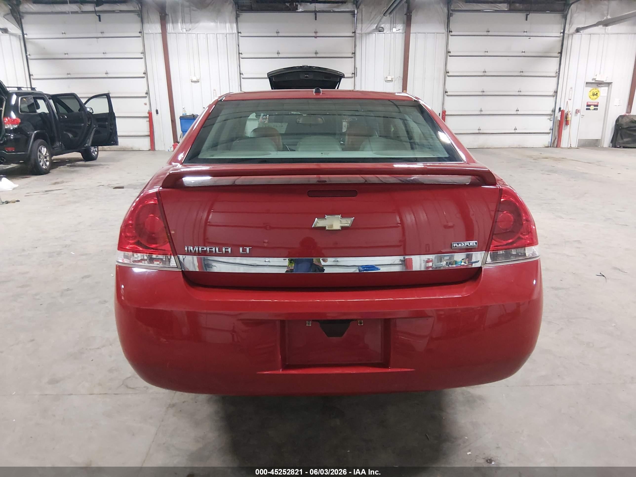 2008 Chevrolet Impala Lt Red vin: 2G1WT58K289264786