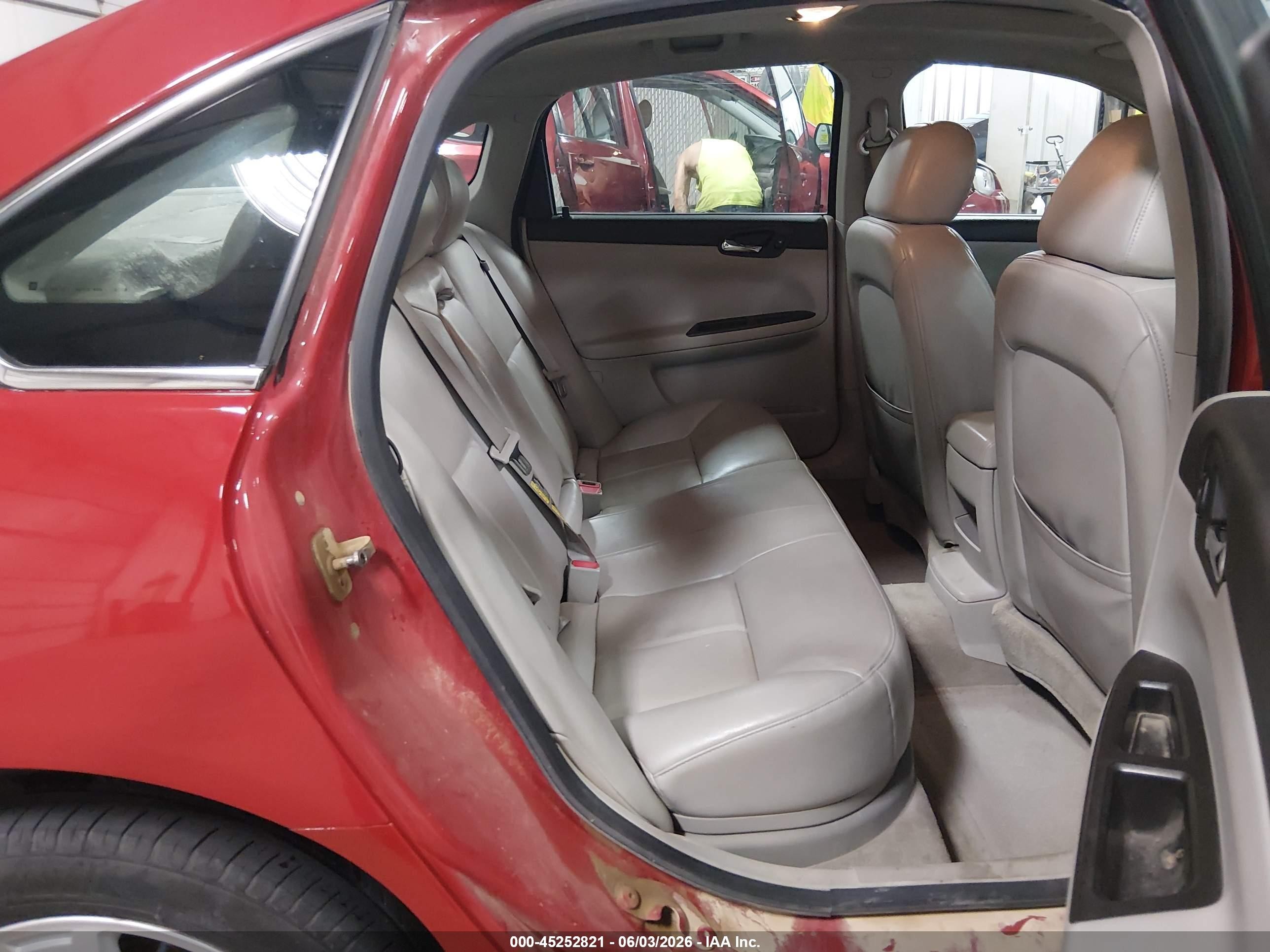 2008 Chevrolet Impala Lt Red vin: 2G1WT58K289264786