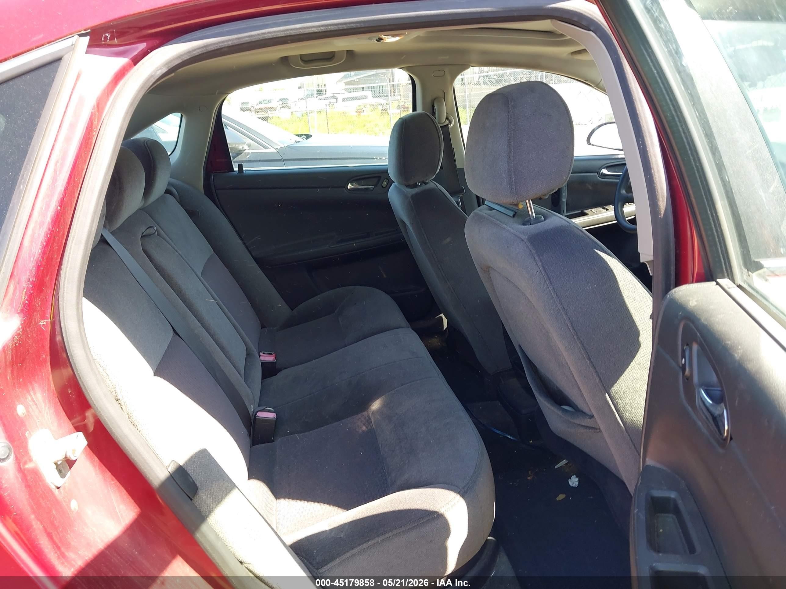 2008 Chevrolet Impala Lt Red vin: 2G1WT58K289269437