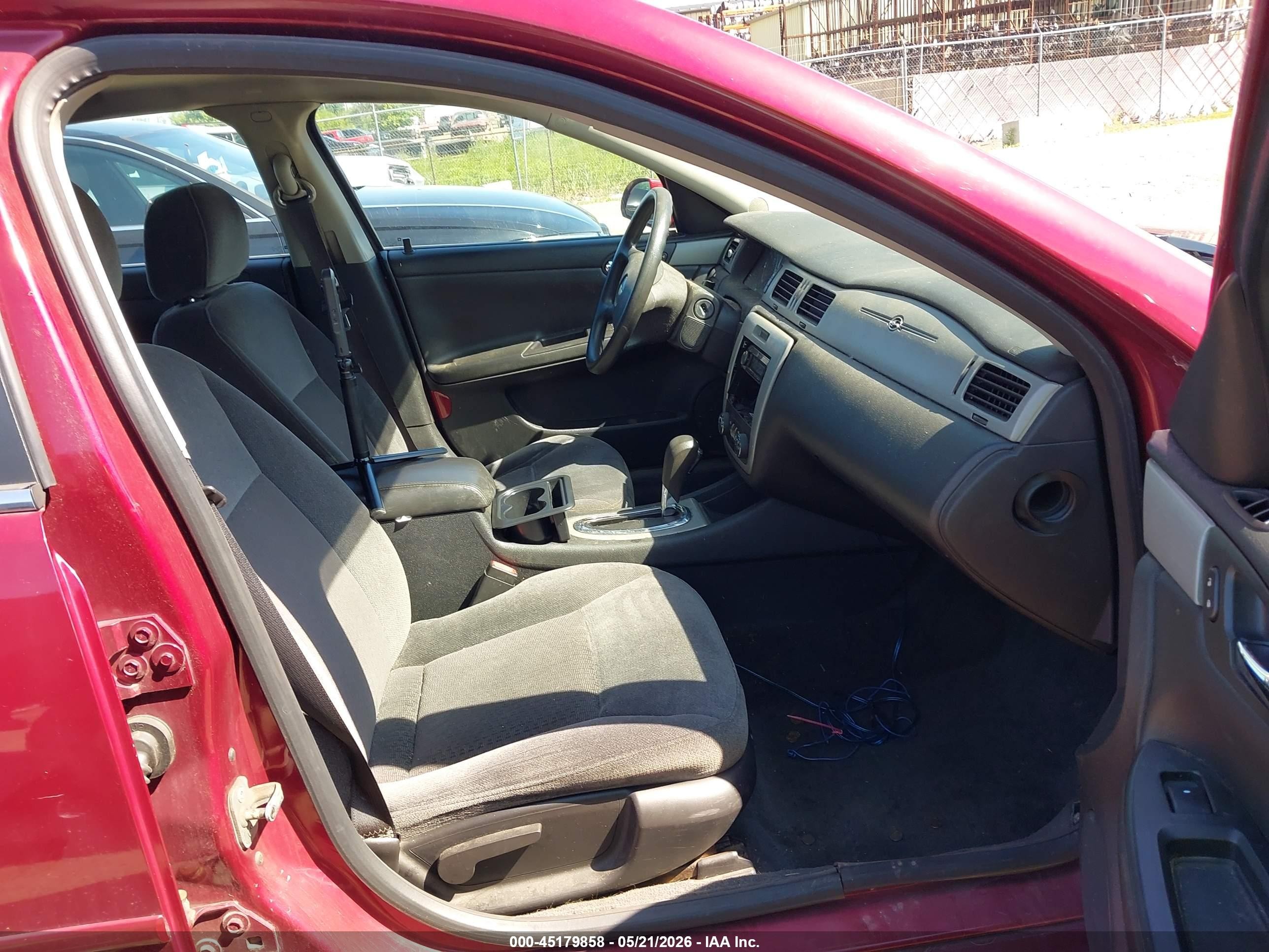 2008 Chevrolet Impala Lt Red vin: 2G1WT58K289269437