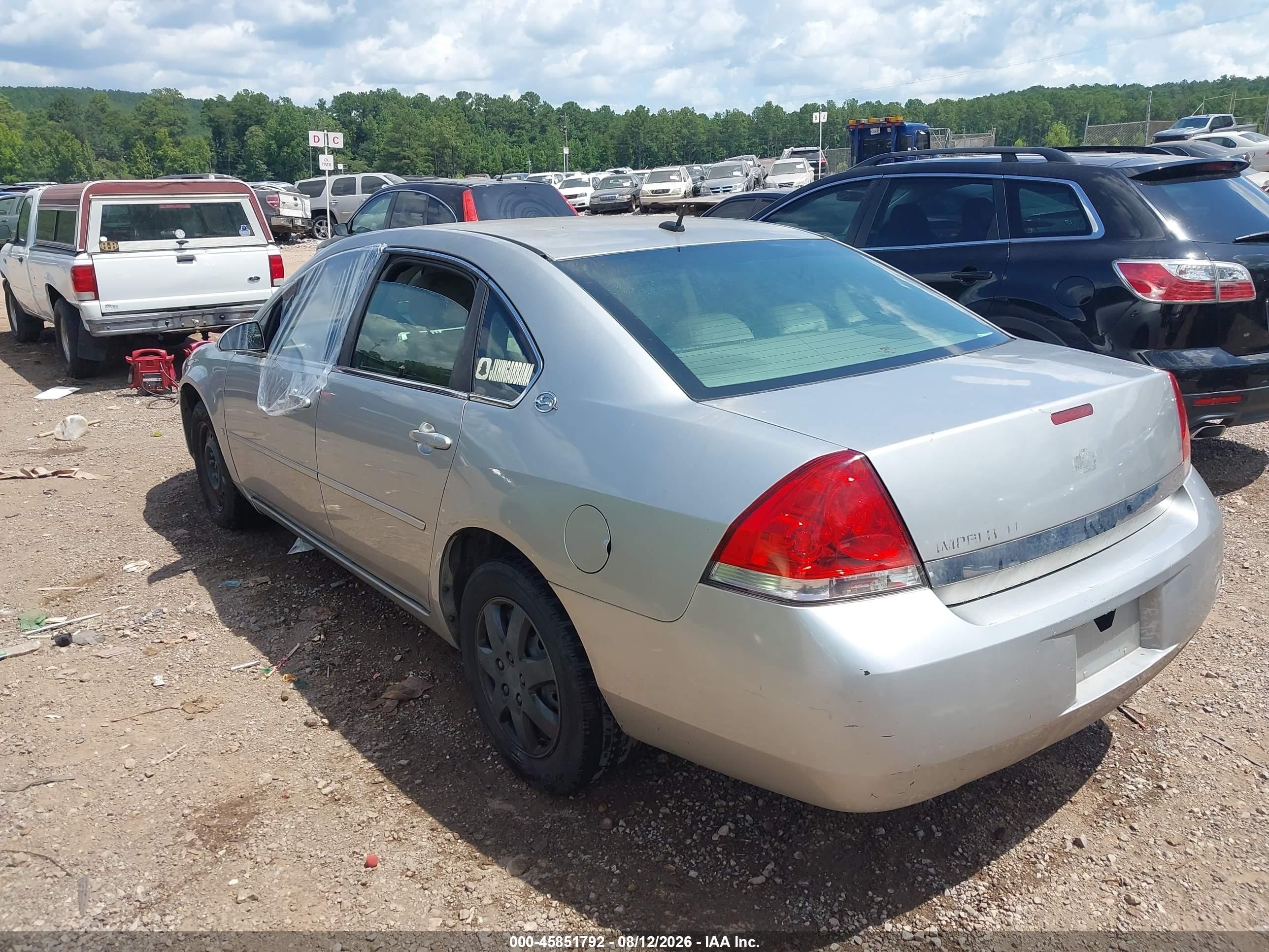 2006 Chevrolet Impala Lt Серебряный vin: 2G1WT58K369107958