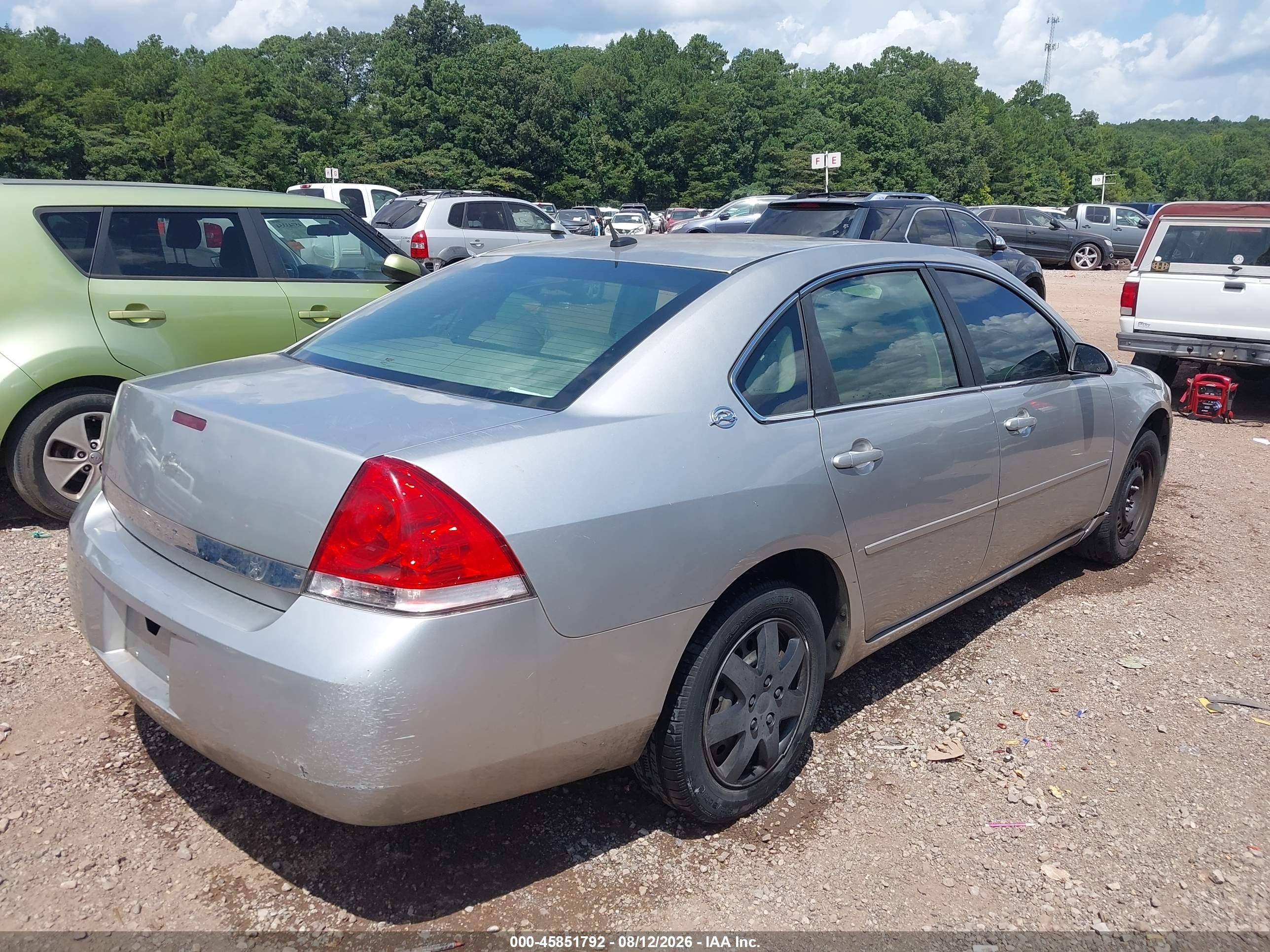 2006 Chevrolet Impala Lt Серебряный vin: 2G1WT58K369107958
