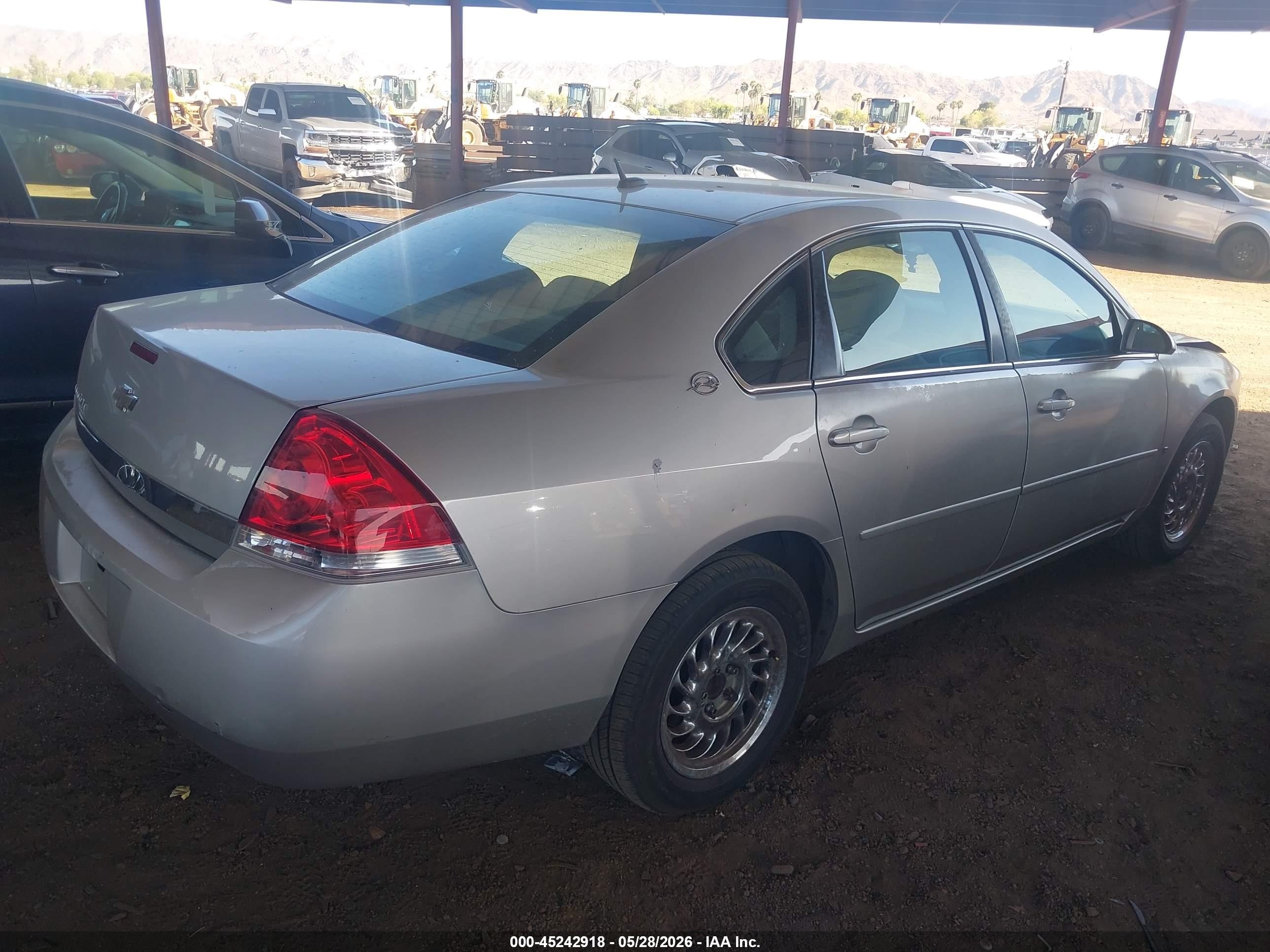 2006 Chevrolet Impala Lt Gray vin: 2G1WT58K369417897