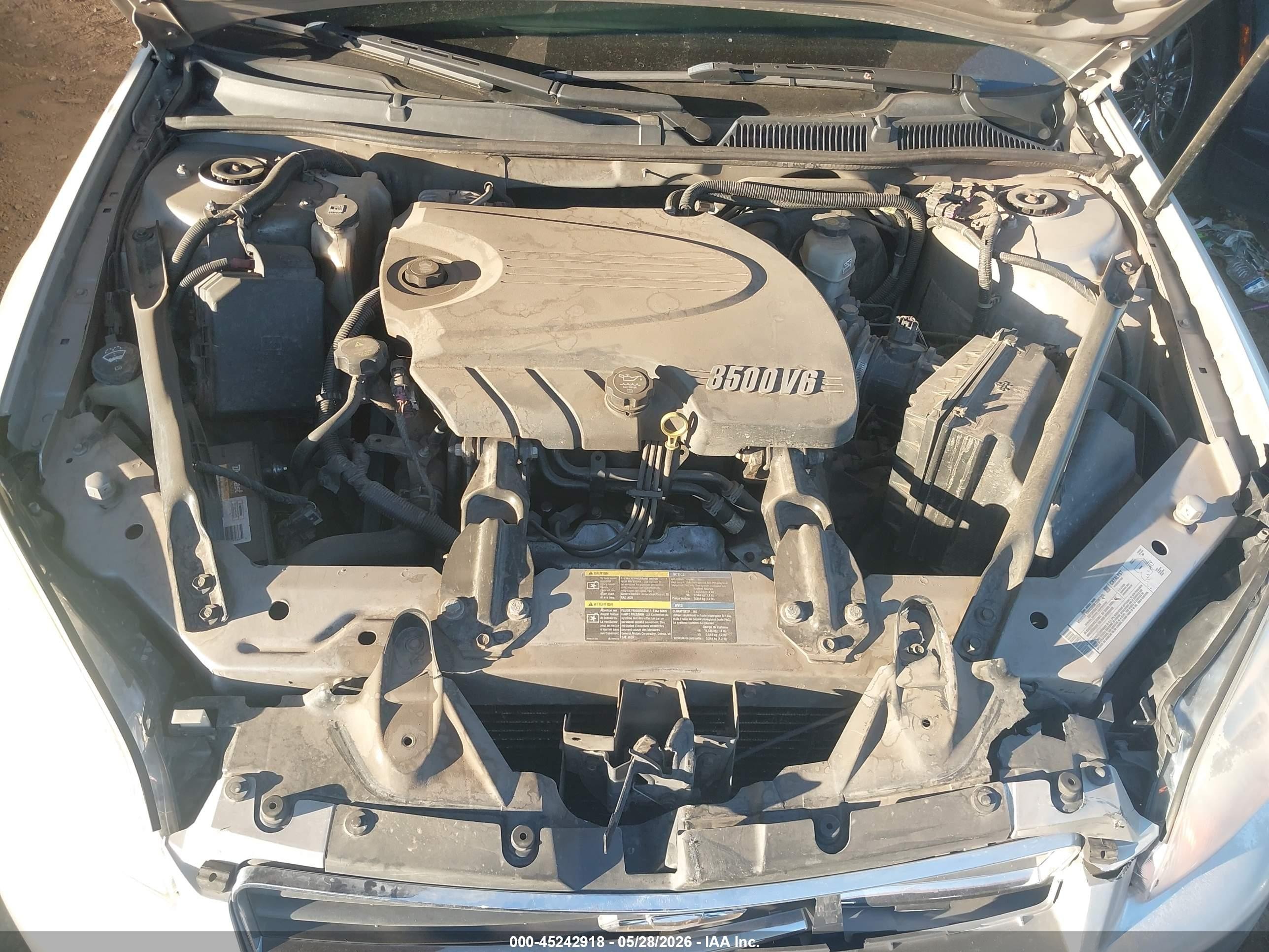 2006 Chevrolet Impala Lt Gray vin: 2G1WT58K369417897