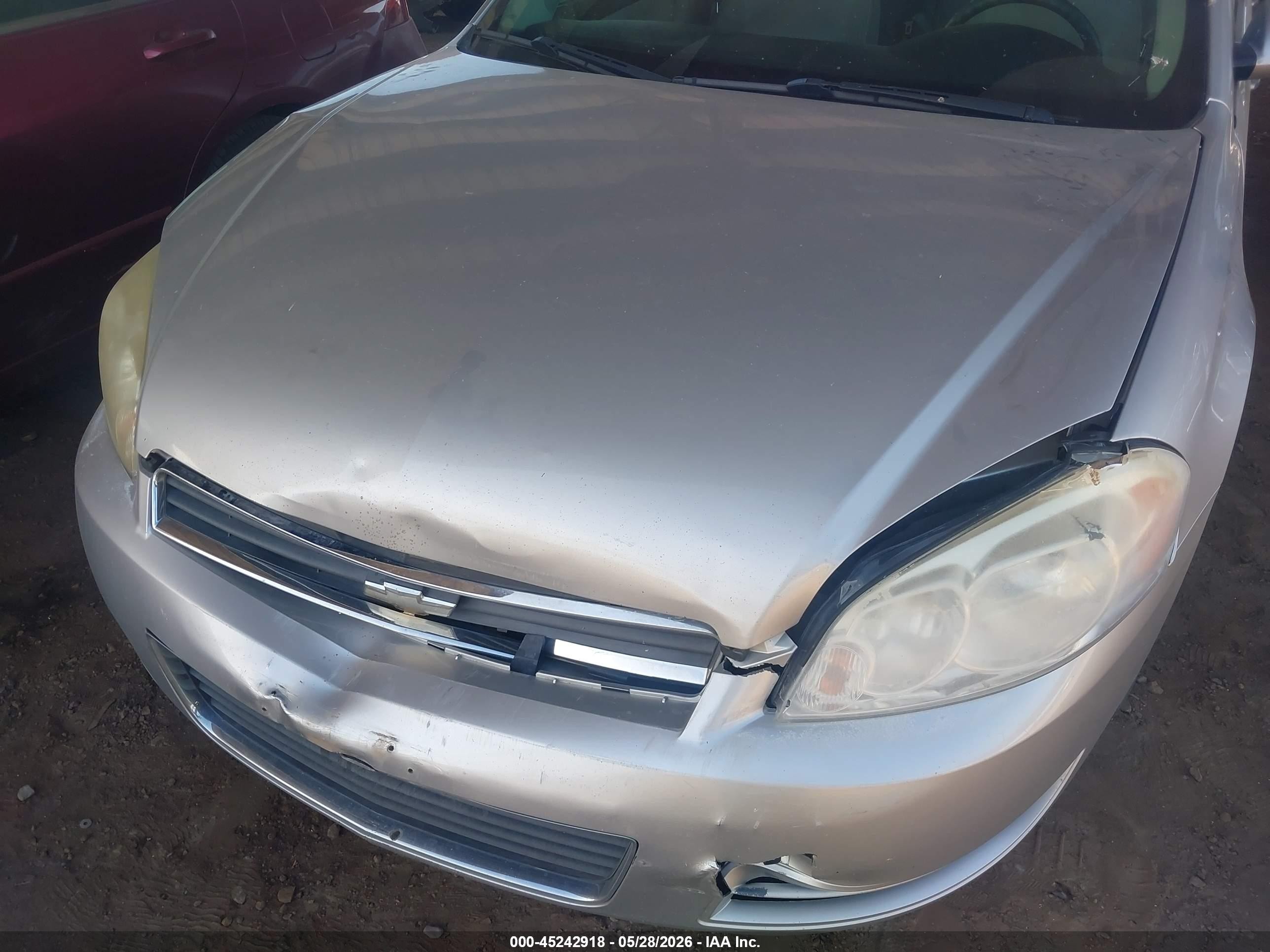 2006 Chevrolet Impala Lt Gray vin: 2G1WT58K369417897