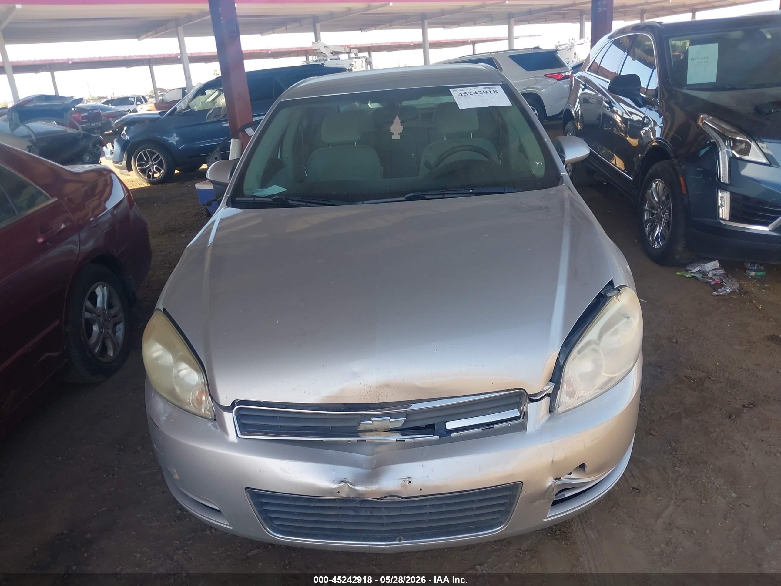 2006 Chevrolet Impala Lt Gray vin: 2G1WT58K369417897