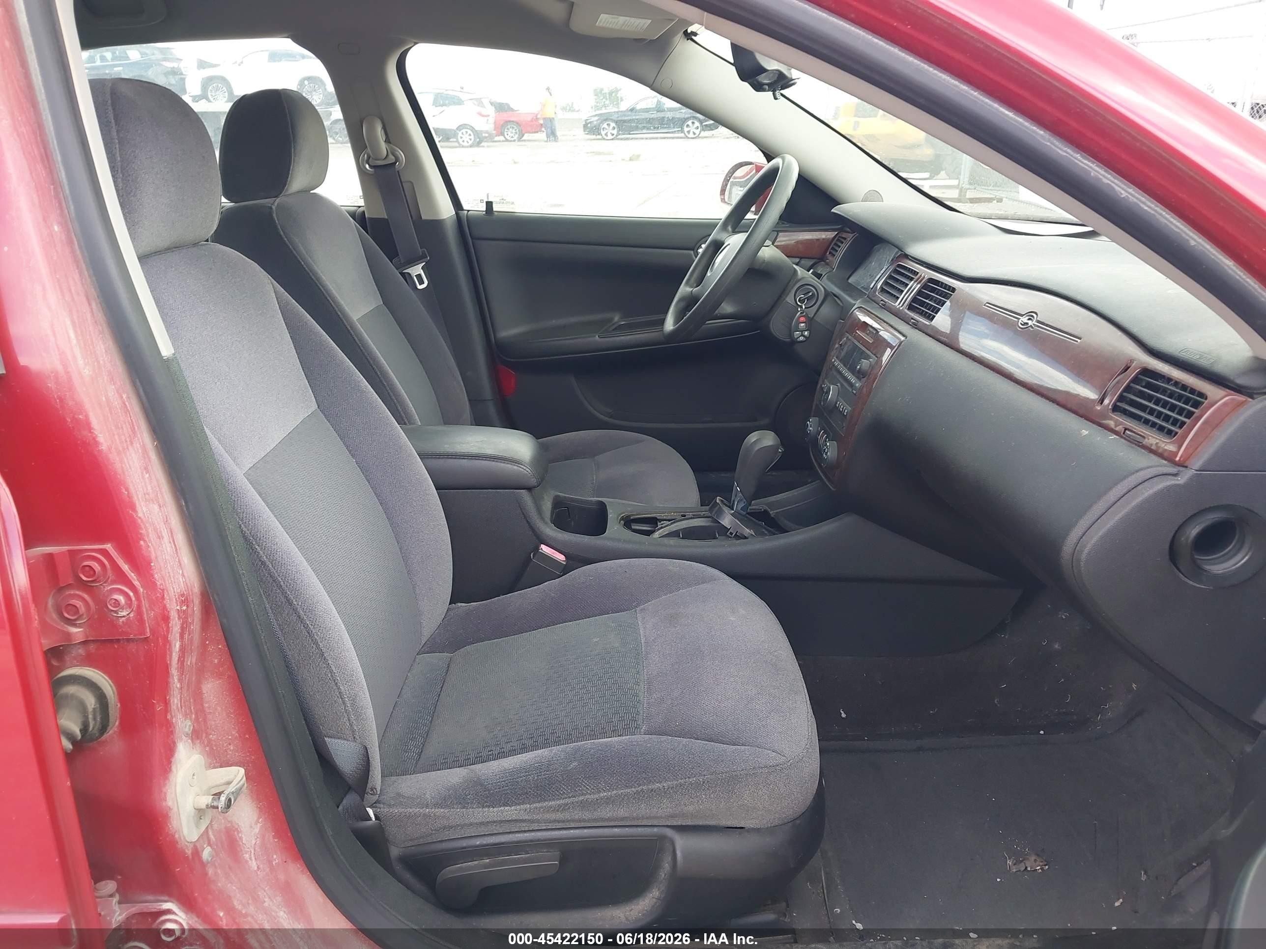 2007 Chevrolet Impala 3.5l Lt Red vin: 2G1WT58K379218883