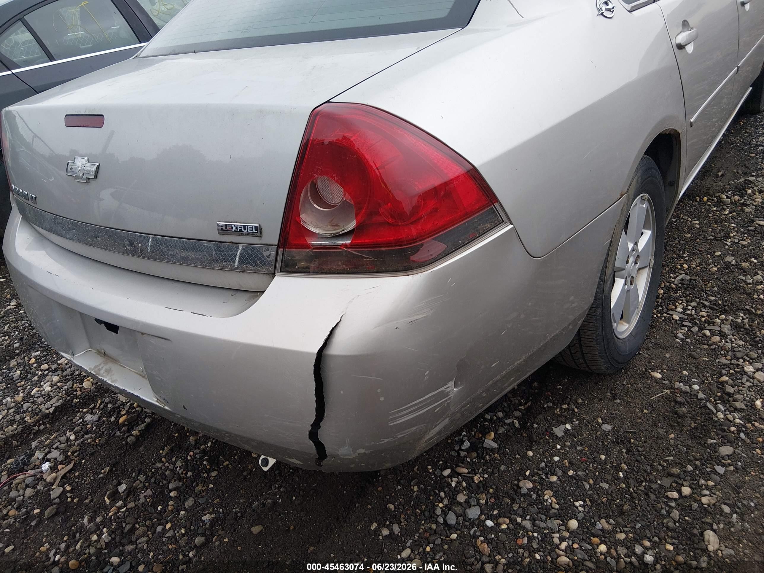 2007 Chevrolet Impala 3.5l Lt Серый vin: 2G1WT58K379229611