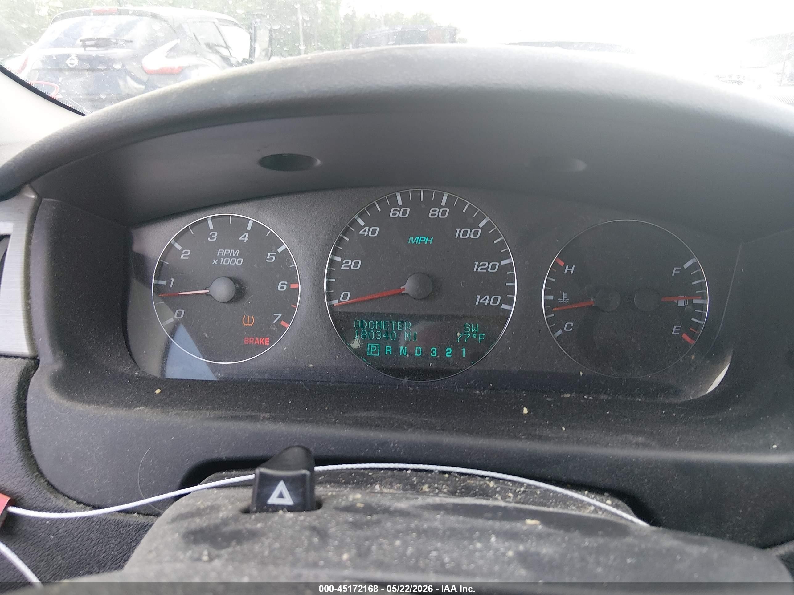 2007 Chevrolet Impala Lt Серый vin: 2G1WT58K379234761