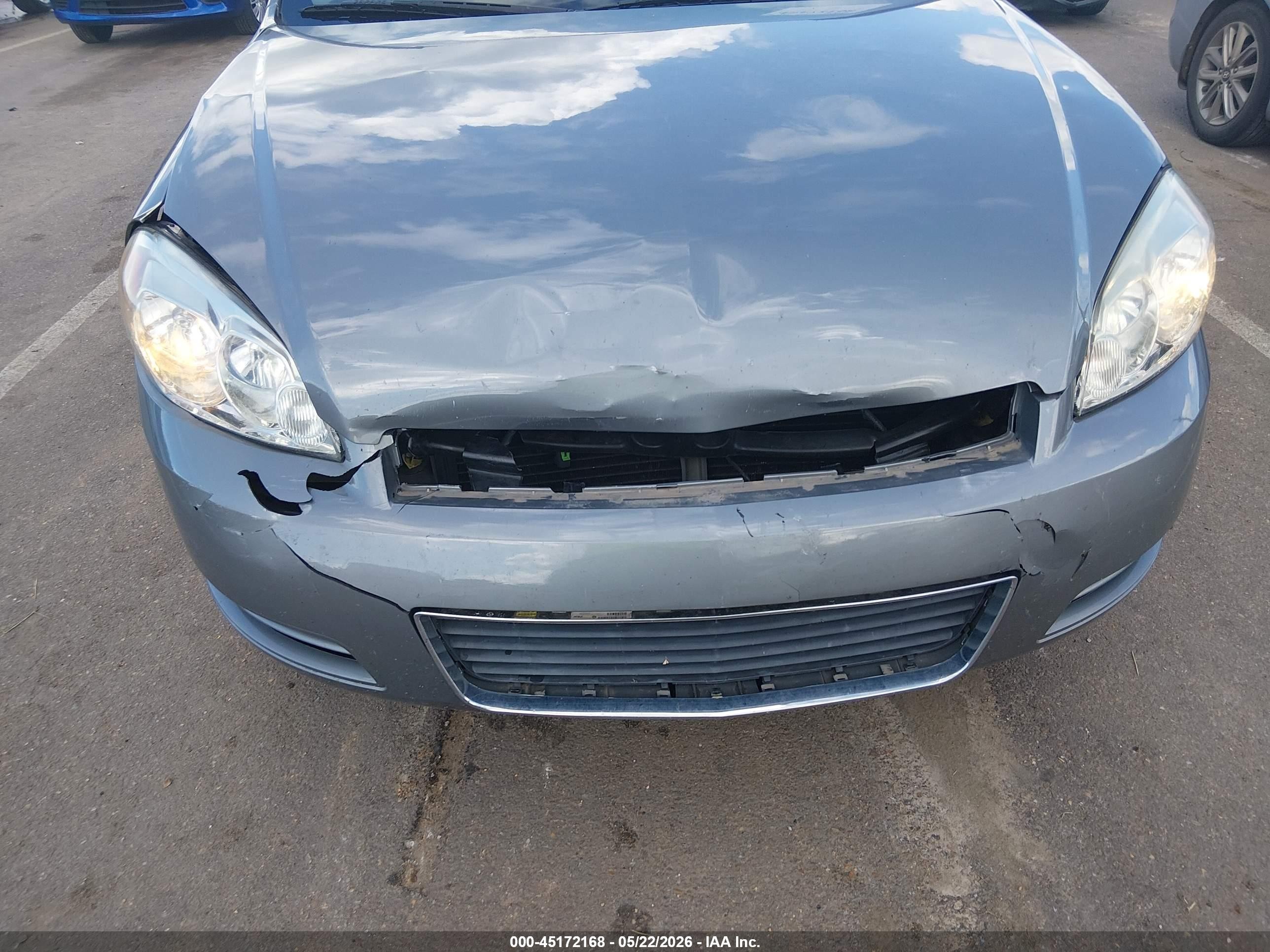 2007 Chevrolet Impala Lt Серый vin: 2G1WT58K379234761