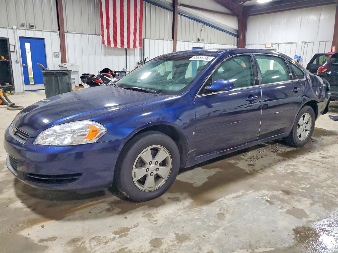 2007 Chevrolet Impala Lt Blue vin: 2G1WT58K379340434